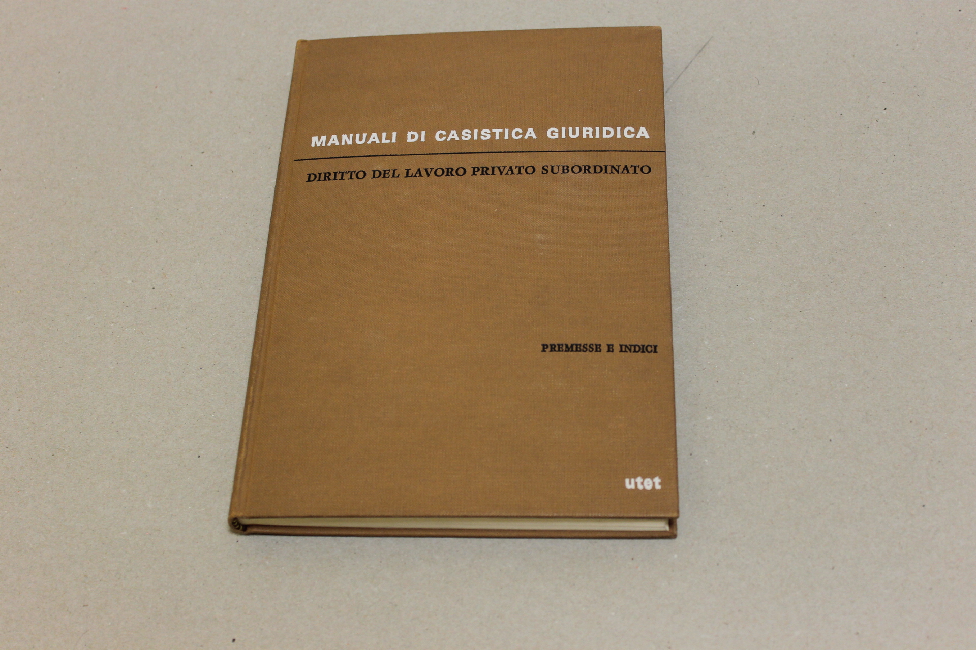 Diritto del lavoro privato subordinato