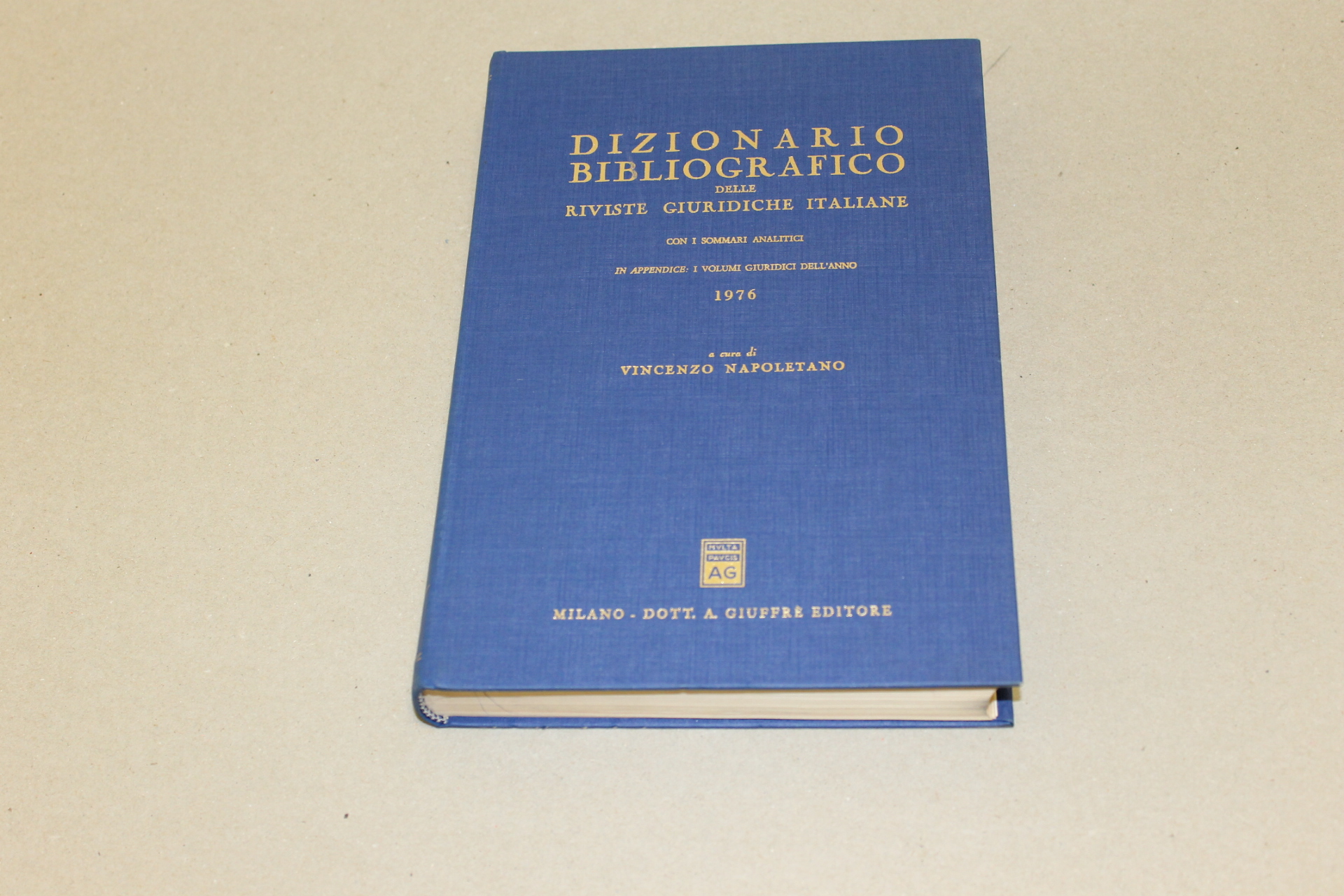 Dizionario bibliografico delle riviste giuridiche italiane 1976
