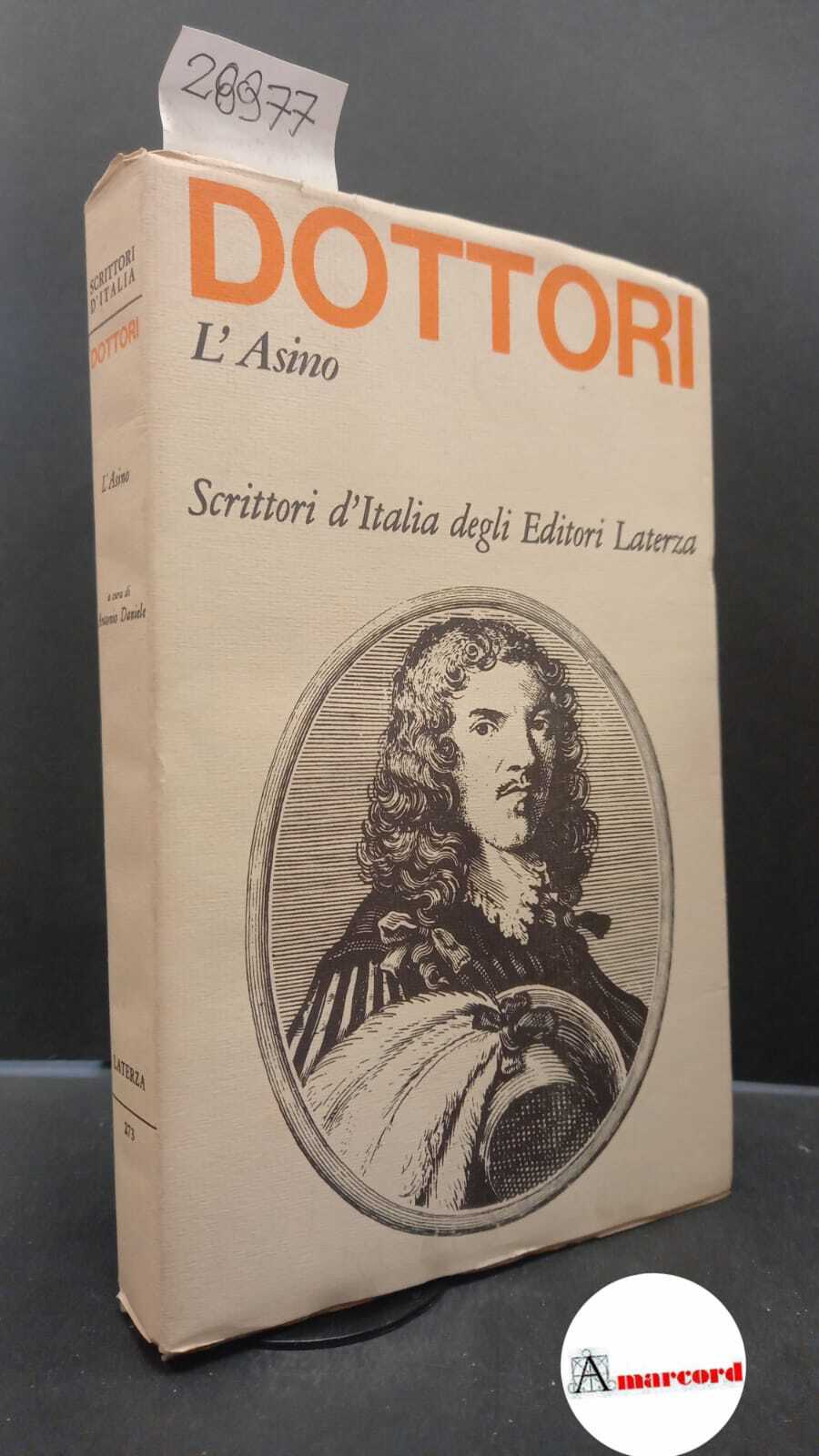 Dottori, Carlo : de'. , and Daniele, Antonio. L'asino Roma …