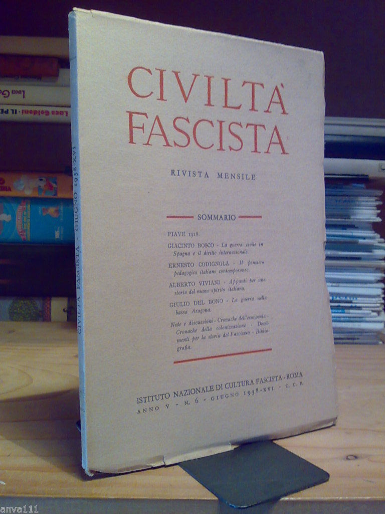 EDUCAZIONE FASCISTA / Rassegna Mensile - giugno 1938