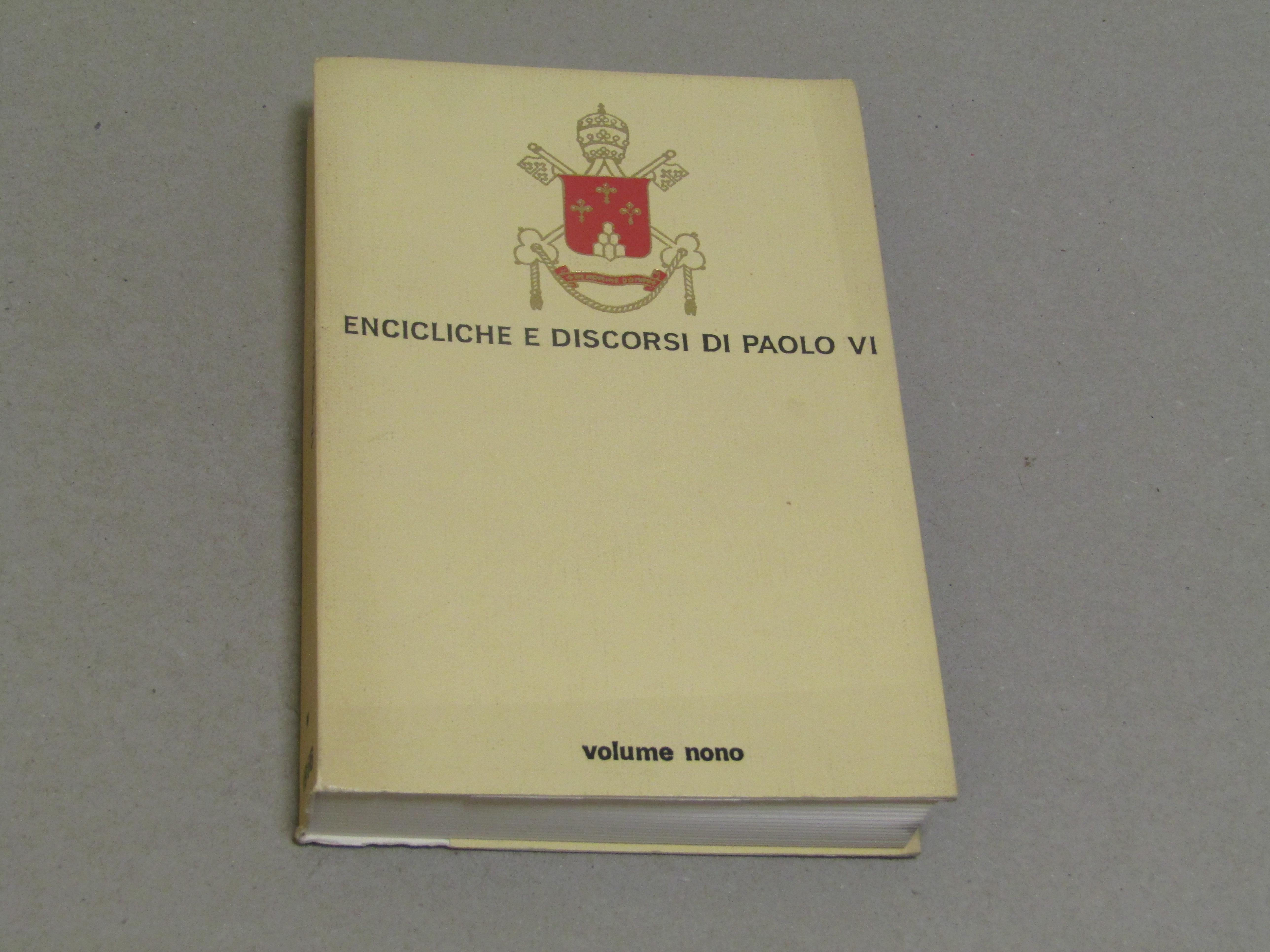 Encicliche e Discorsi. Gennaio - Aprile 1966. Volume IX