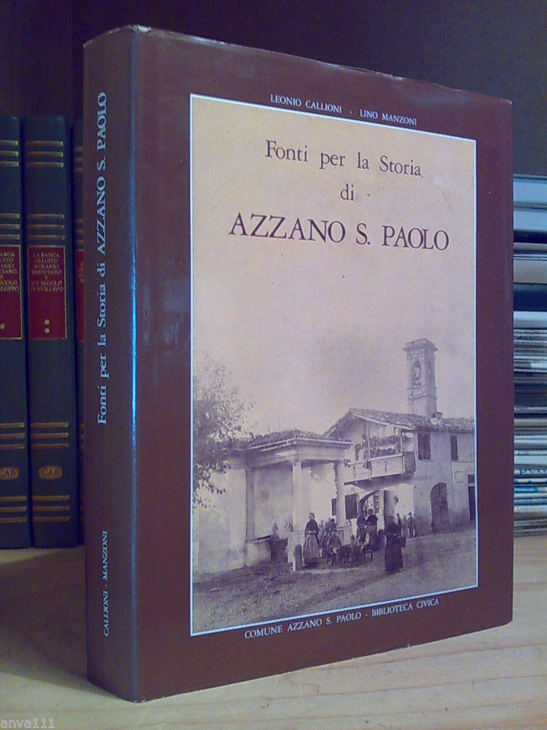 Fonti Per La Storia Di Azzano San Paolo (Bg) - …