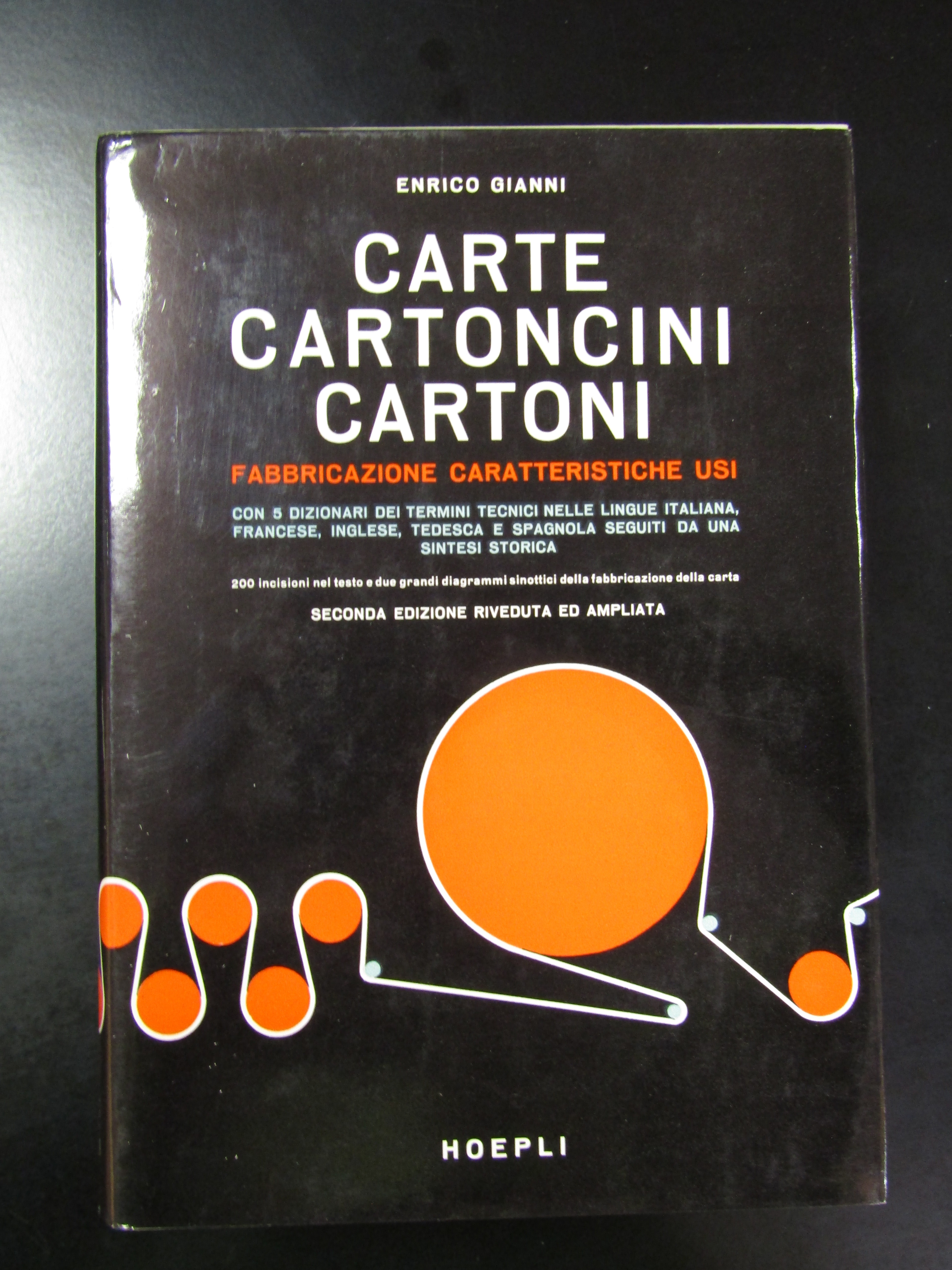 Gianni Enrico. Carte, cartoncini, cartoni. Hoepli 1959.