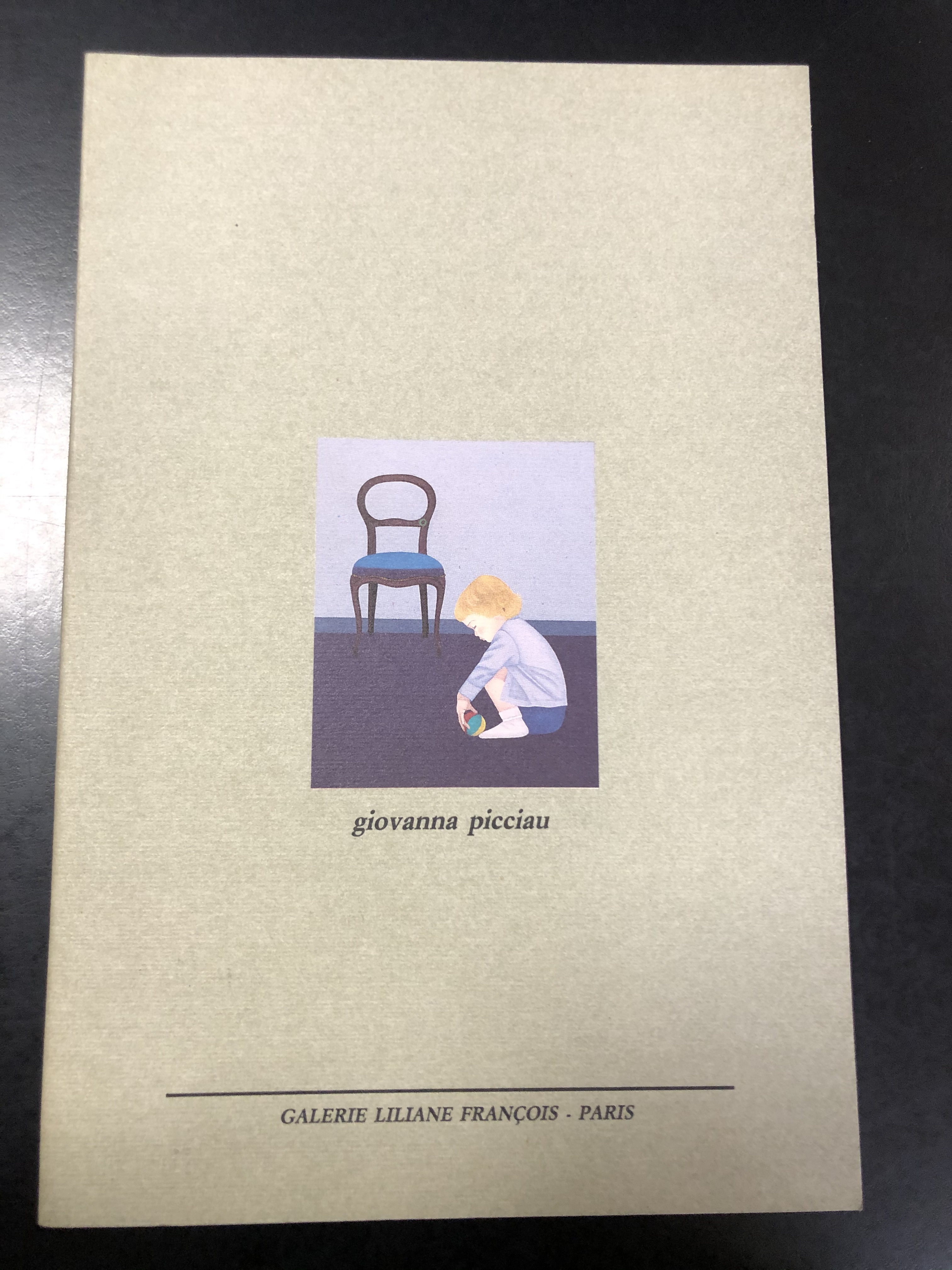 Giovanna Picciau. Peintures 1988-1989. Galerie Liliane Francois. sd.