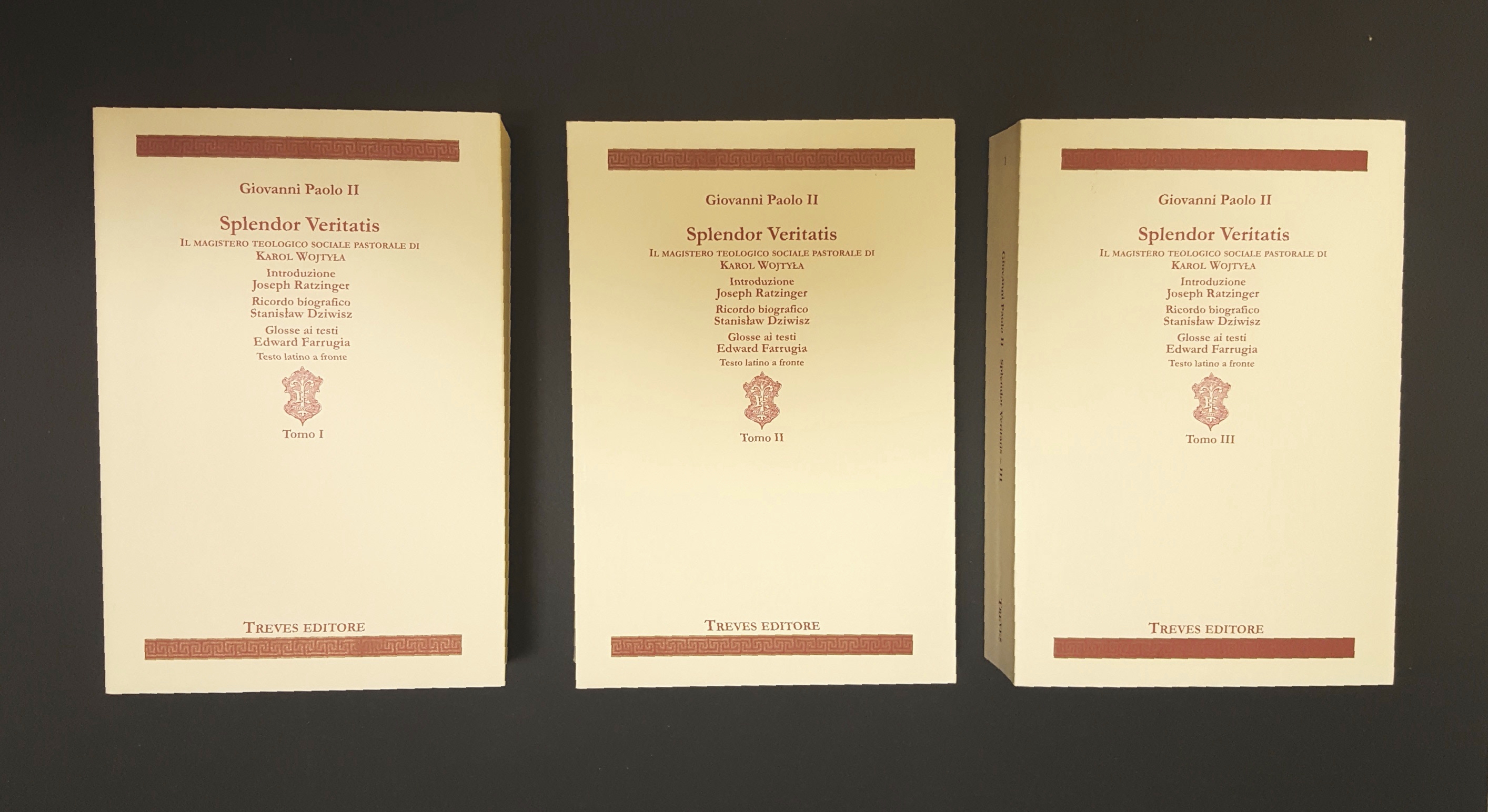 Giovanni Paolo II. Splendor Veritatis. Treves Editore. 2011 - I. …