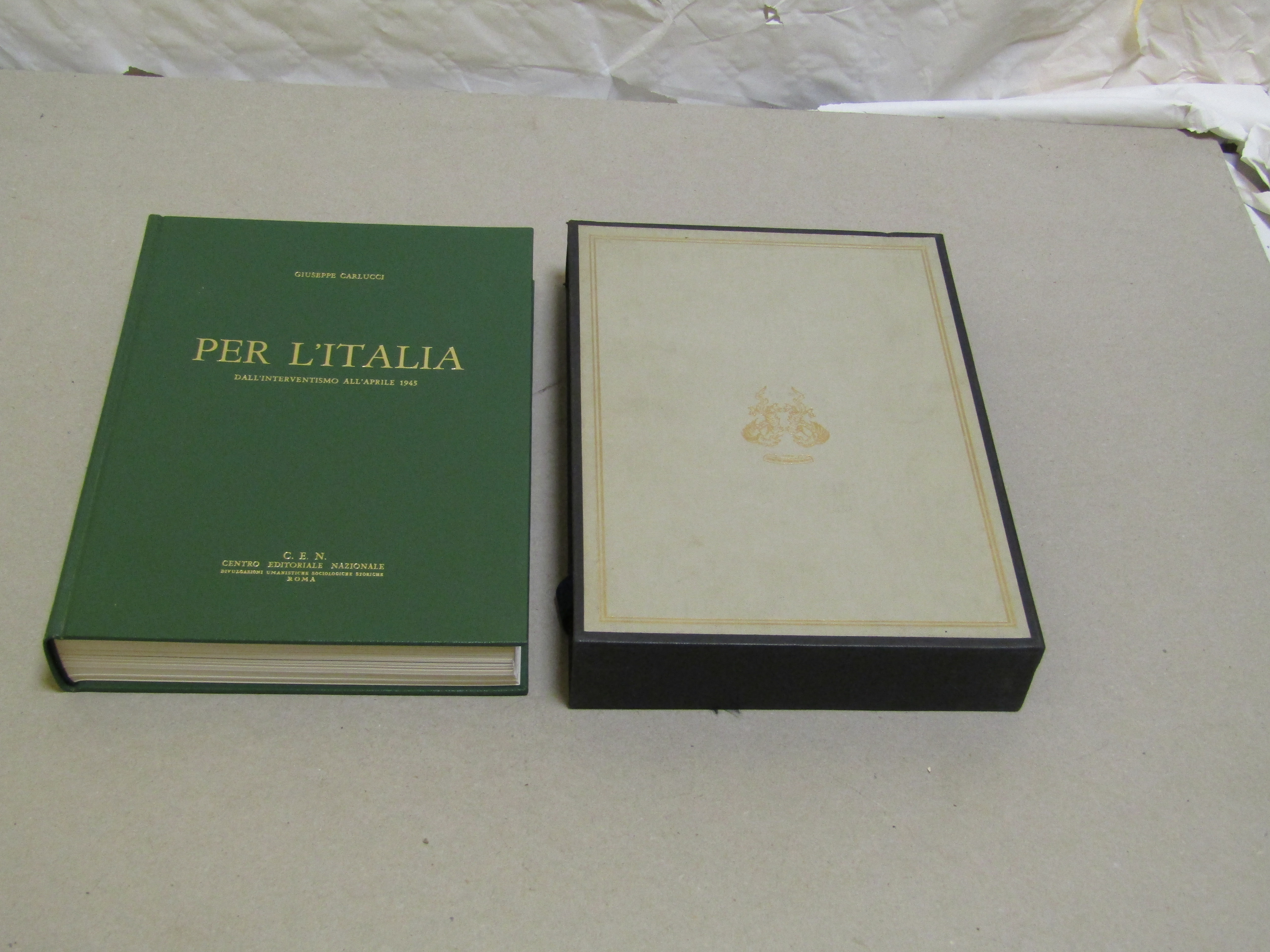 Giuseppe Carlucci. Per l'Italia