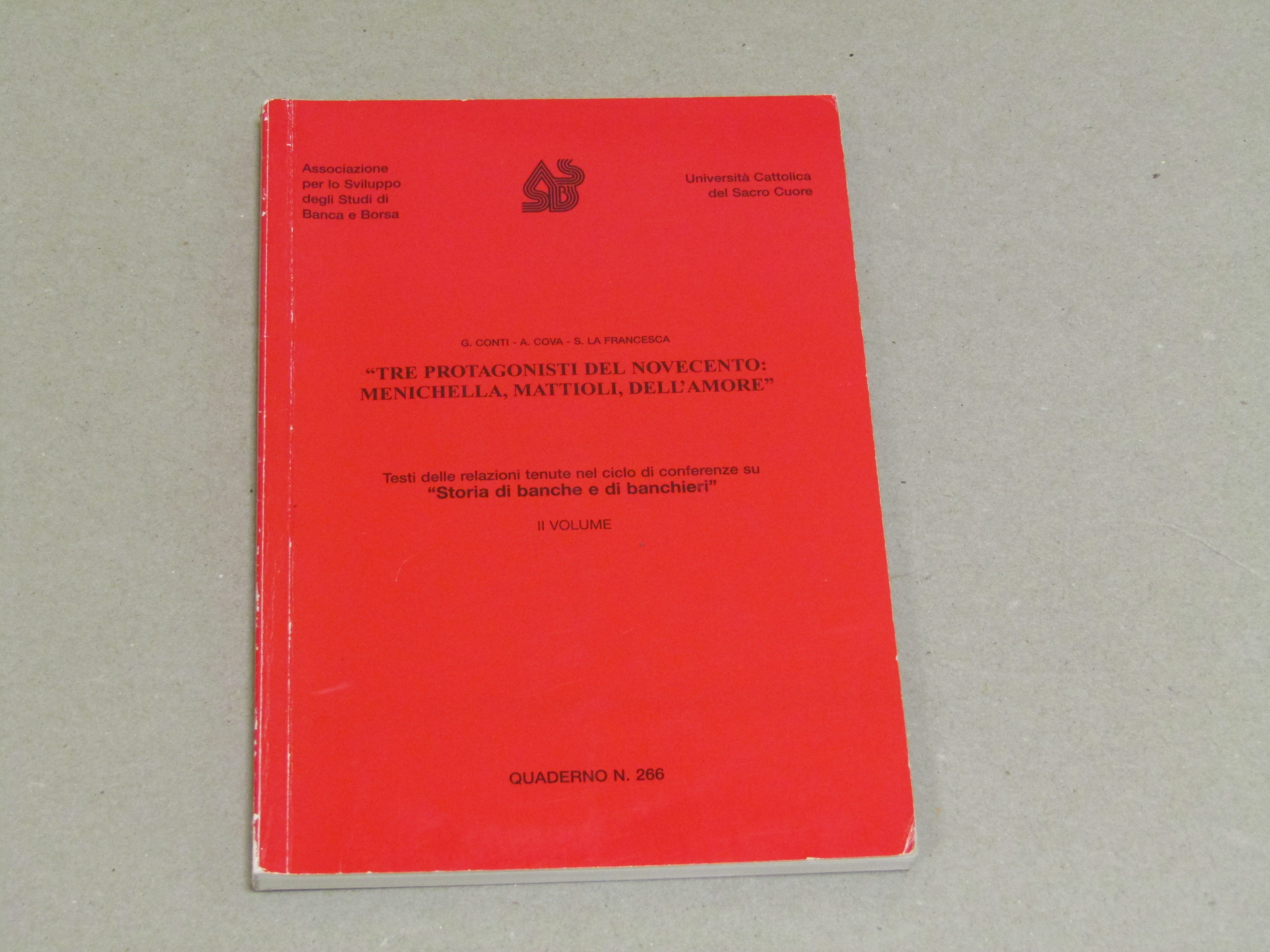 Giuseppe Conti, Salvatore La Francesca e Alberto Cova. Tre protagonisti …