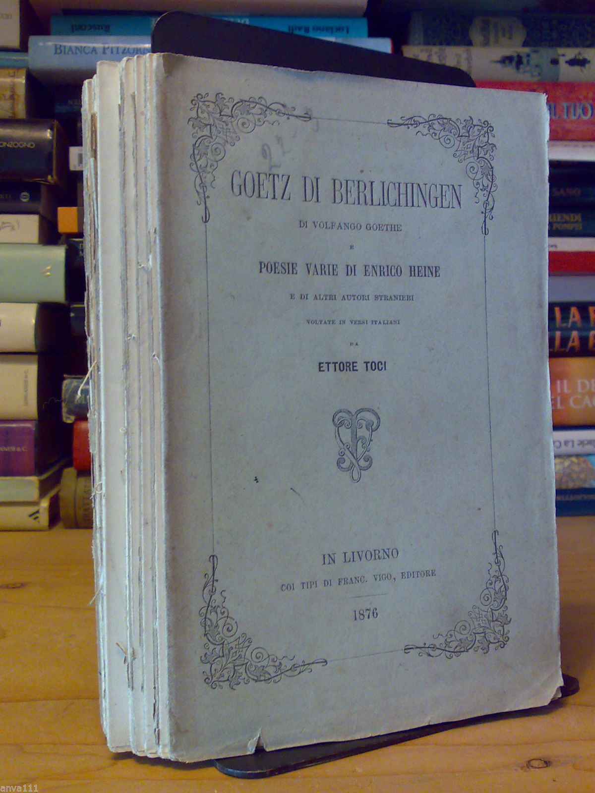 GOETZ di BERLINCHINGEN E POESIE VARIE DI ENRICO HEINE - …