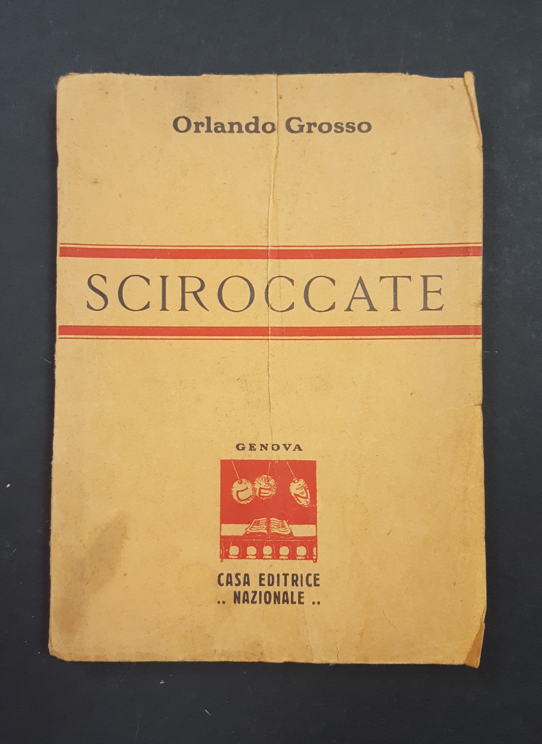 Grosso Orlando. Sciroccate. Casa Editrice Nazionale
