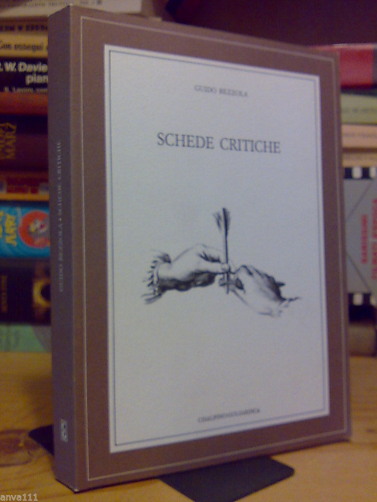 Guido Bezzola - SCHEDE CRITICHE - 1989 (sotto gli indici)