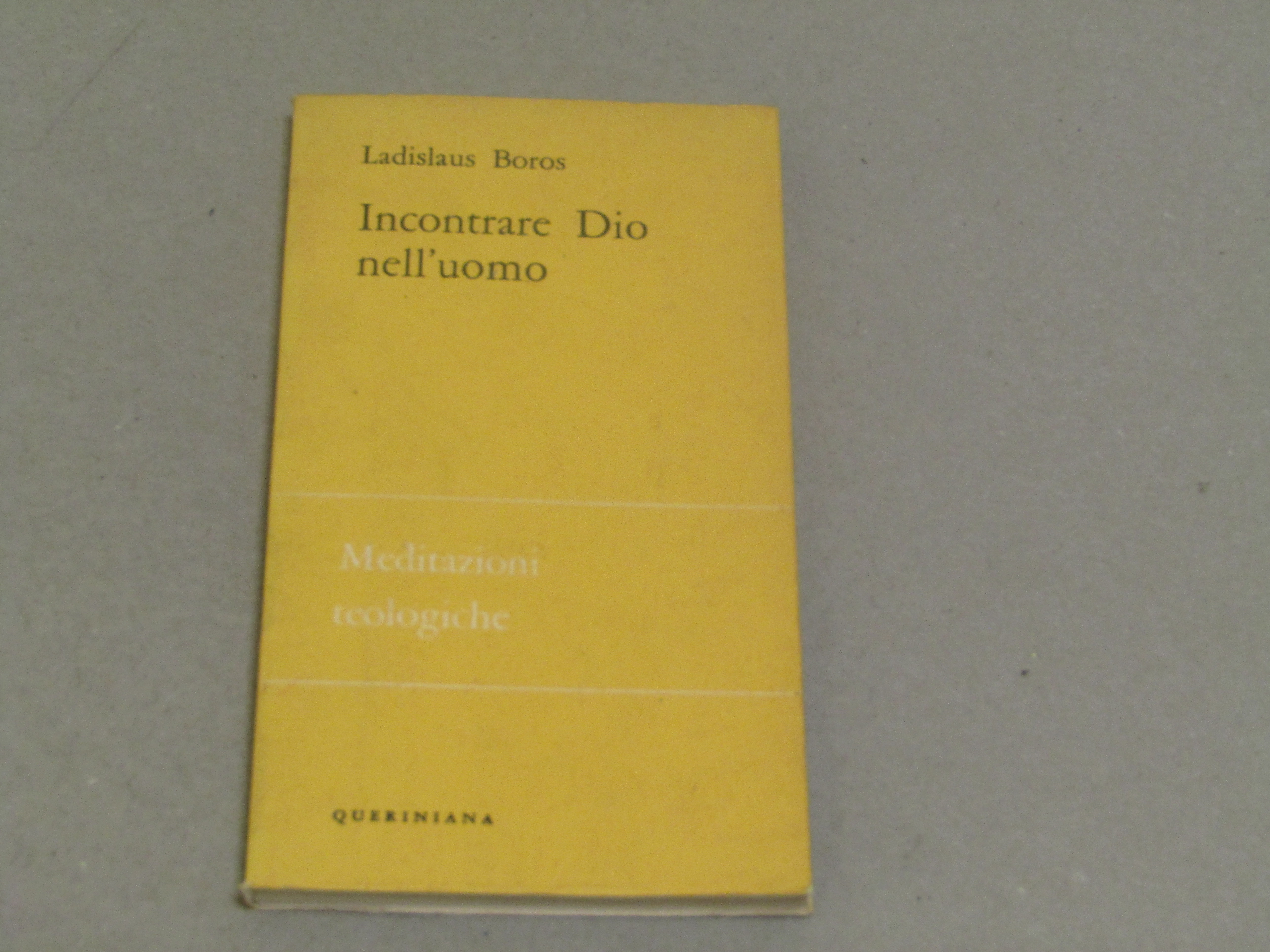 Incontare Dio nell'uomo