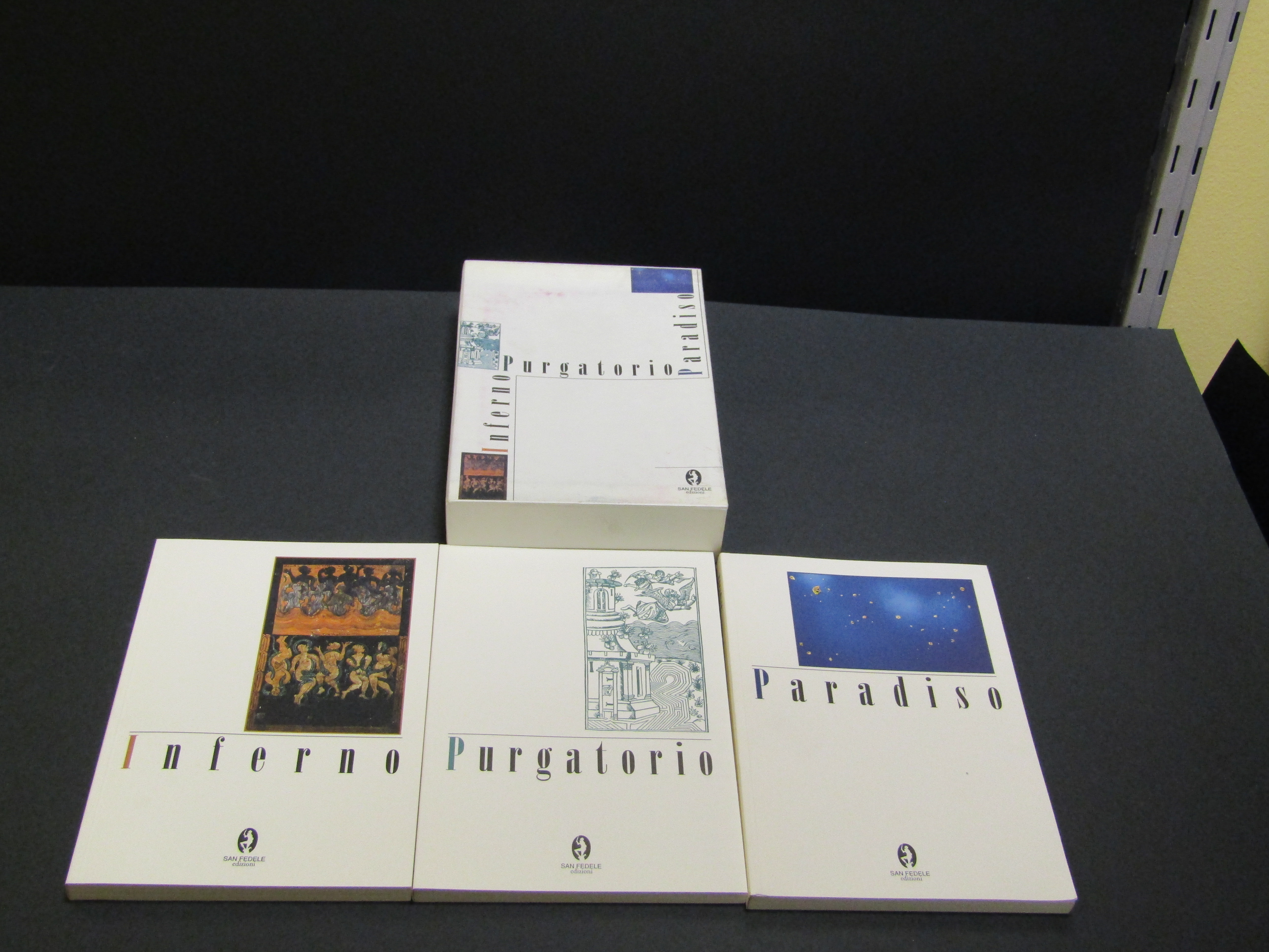 Inferno Purgatorio Paradiso. San Fedele edizioni. 1996 - I. 3 …