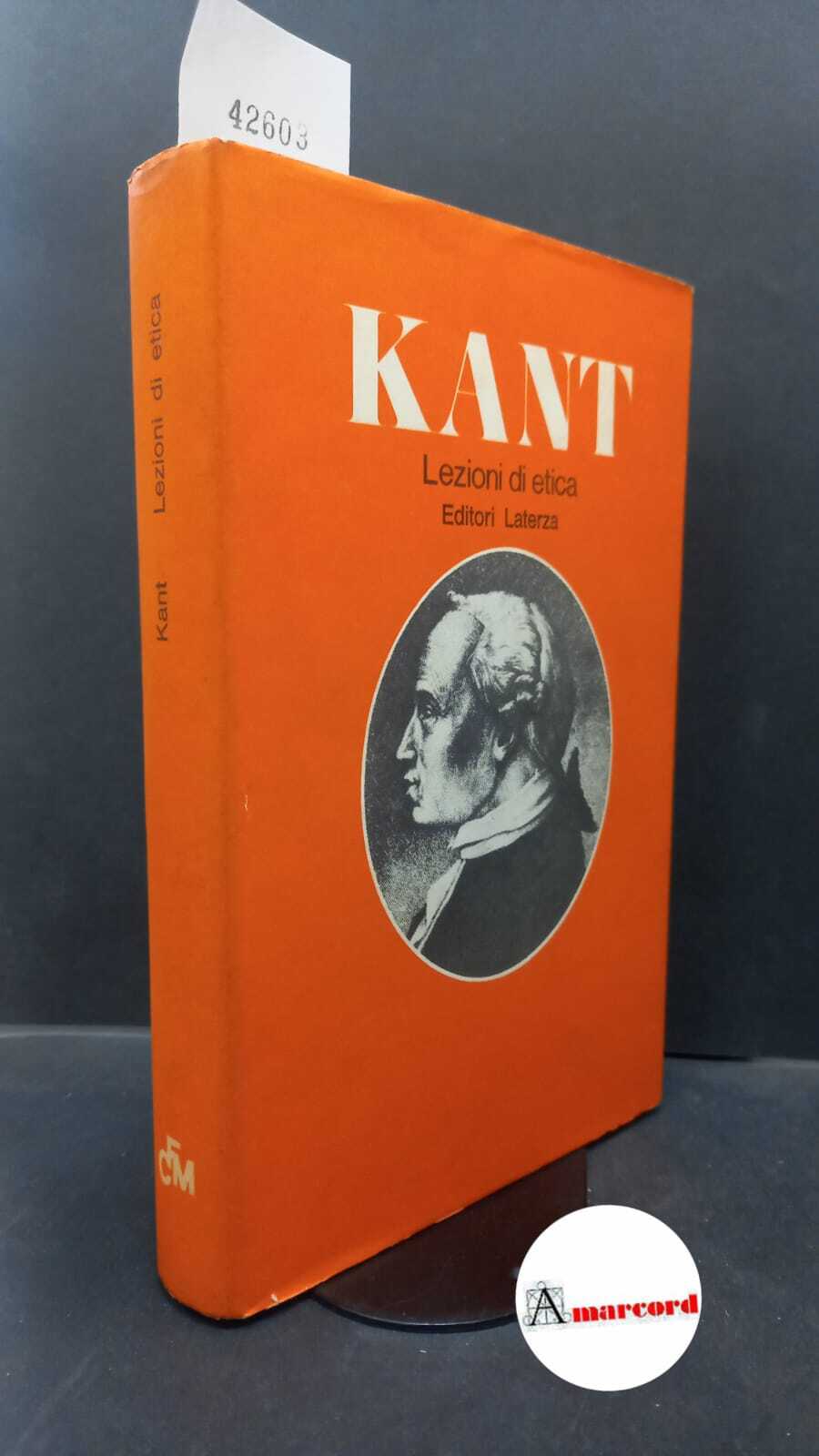 Kant, Immanuel. , and Guerra, Augusto. Lezioni di etica Bari …