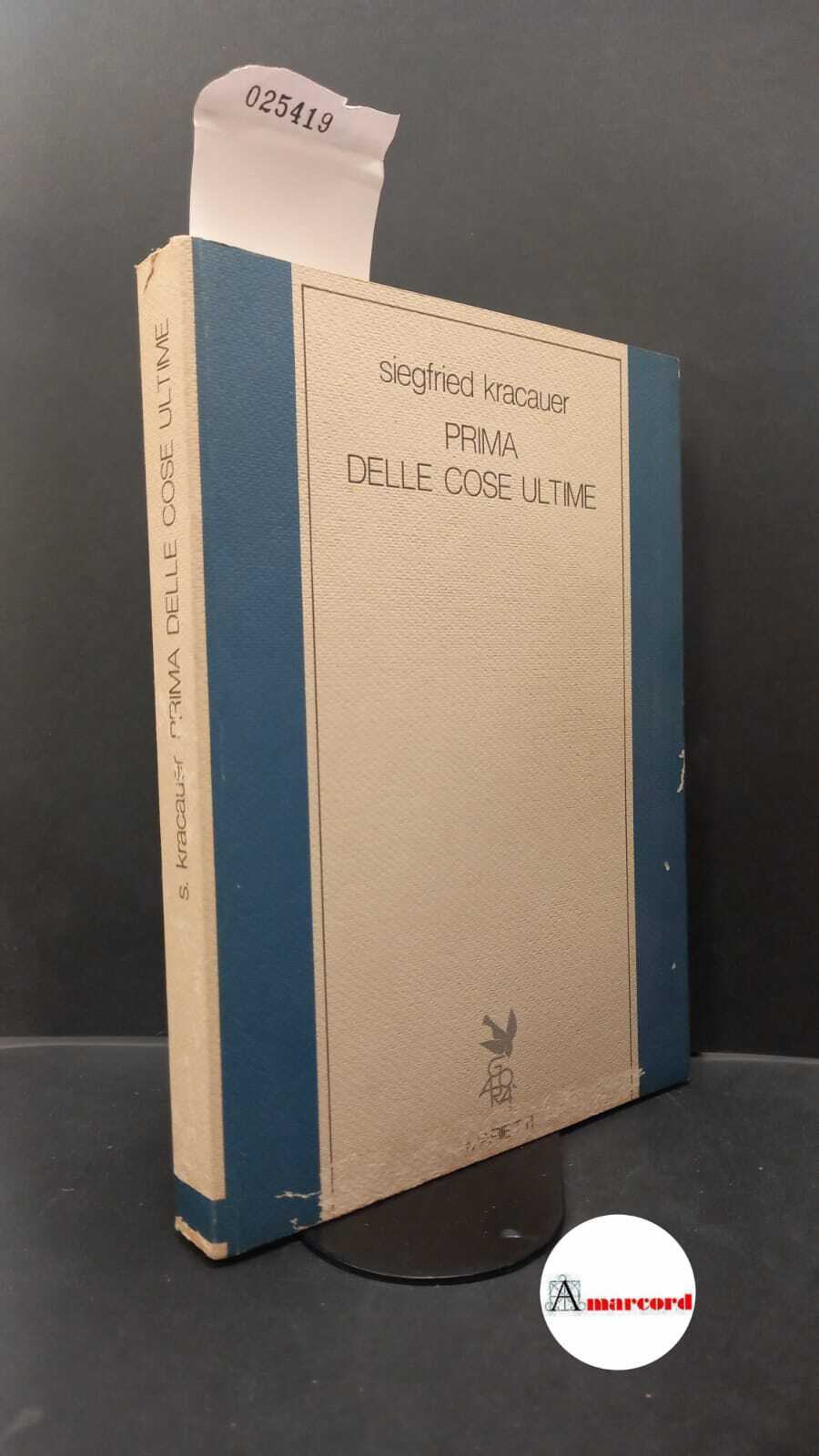 Kracauer, Siegfried. , and Kristeller, Paul Oskar. , Pennisi, SAlvatore. …