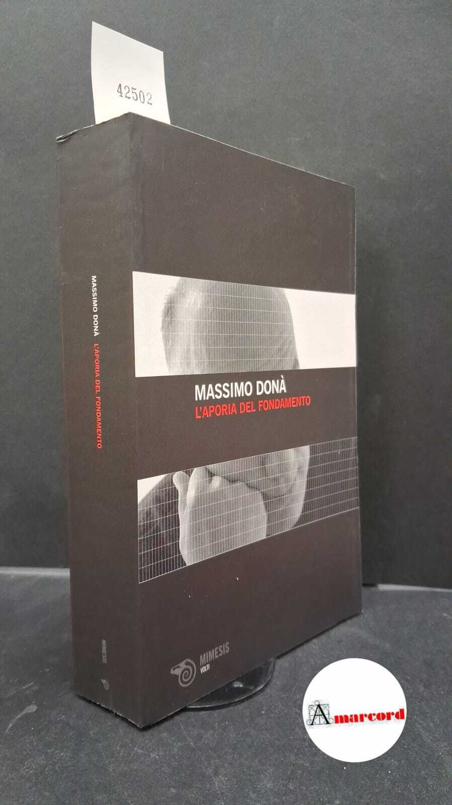 L'aporia del fondamento