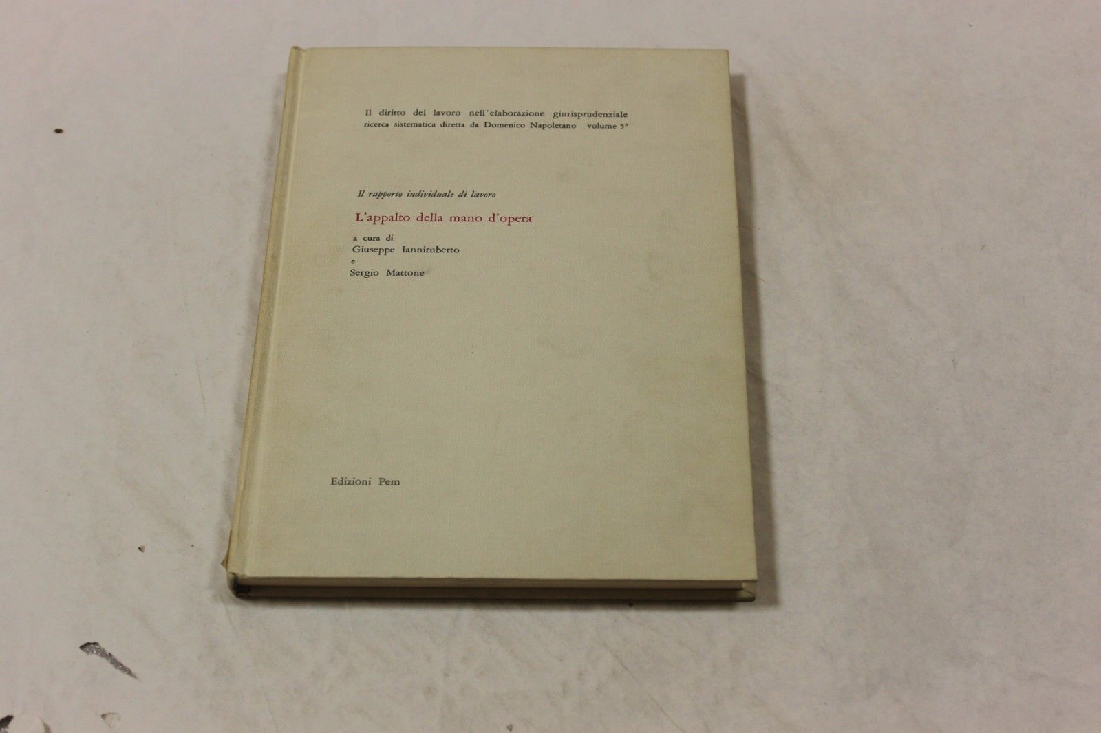 L'appalto della mano d'opera