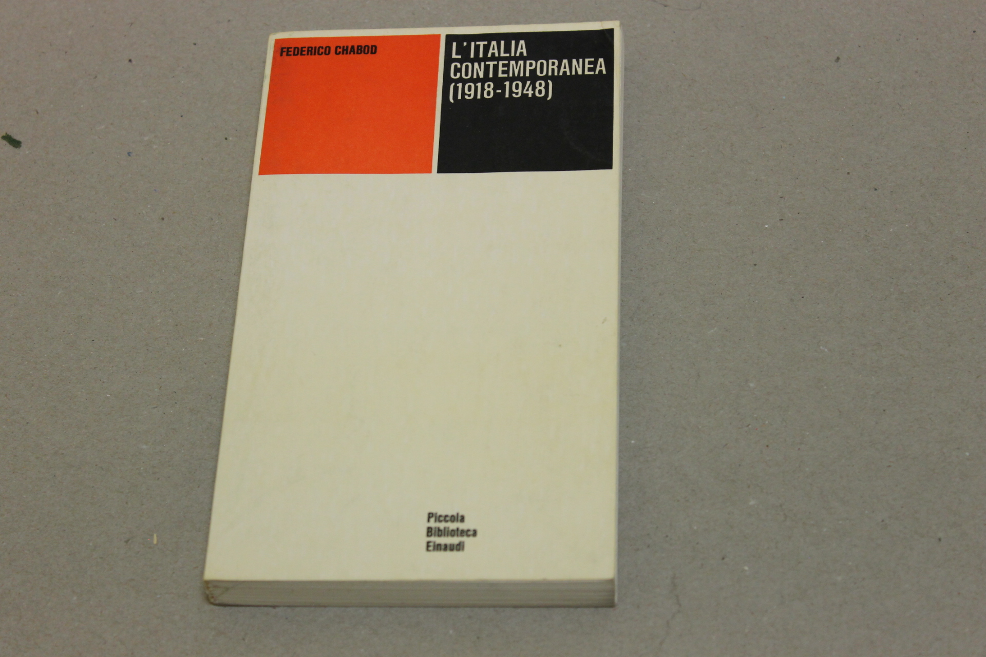 L'Italia contemporanea (1918 - 1948)