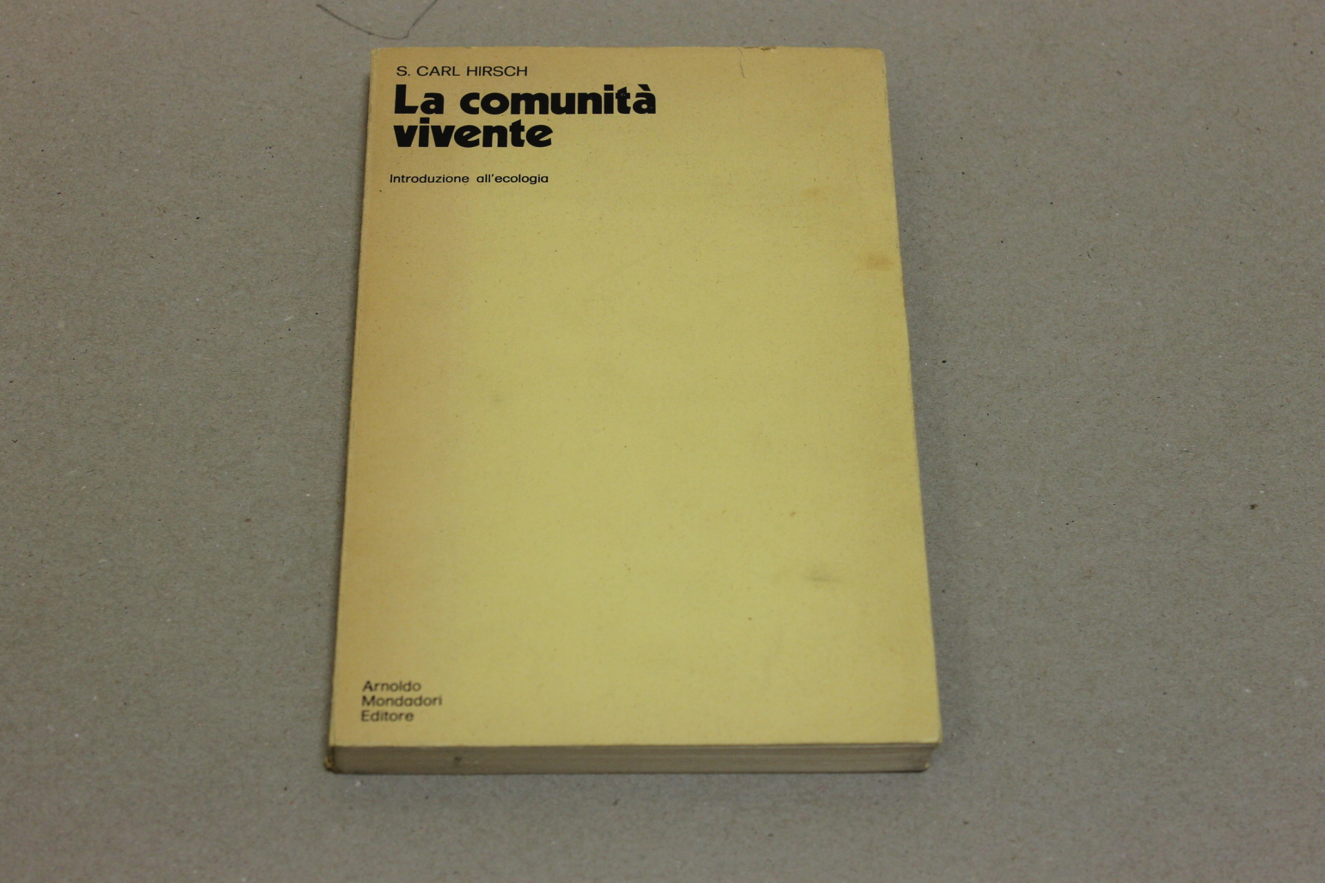 La comunità vivente. Introduzione all'ecologia