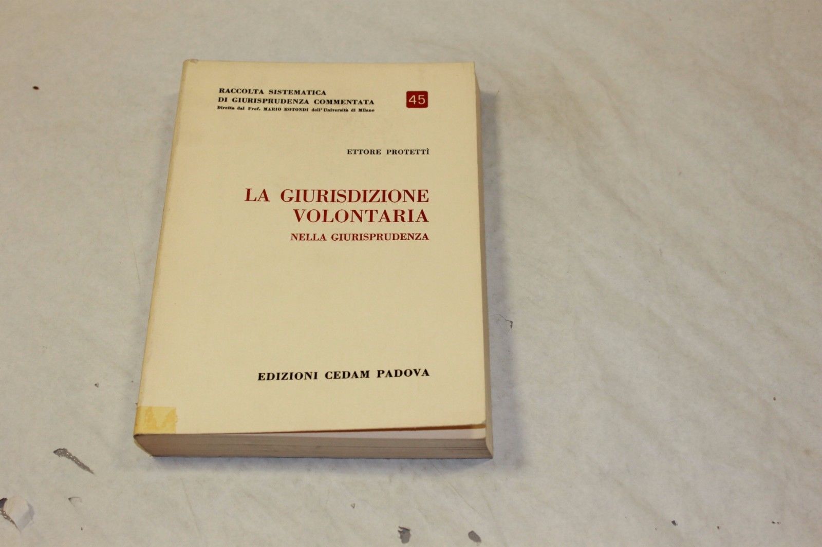 La giurisdizione volontaria nella giurisprudenza