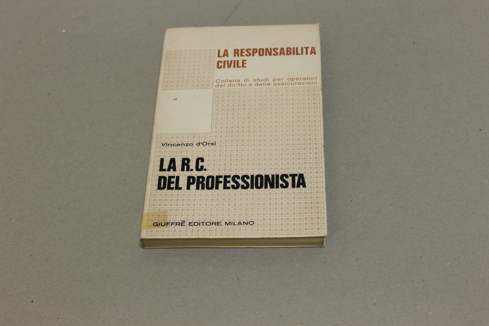 La R.C. del professionista