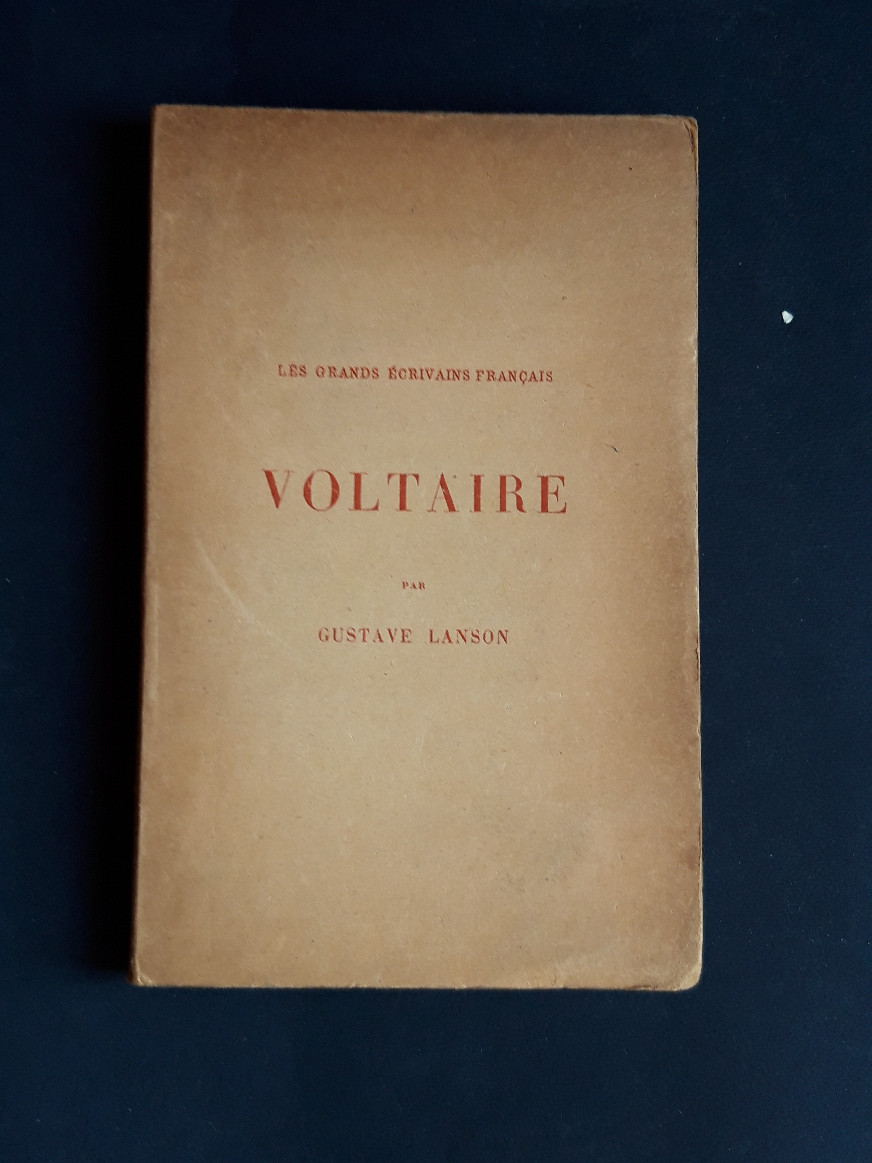 Lanson Gustave, Voltaire, Librairie Hachette, 1946