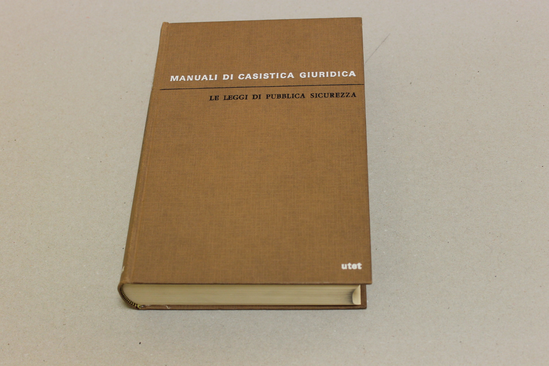 Le leggi di pubblica sicurezza