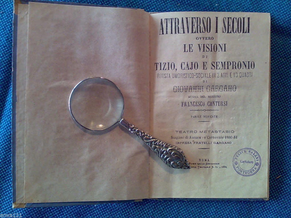 LE VISIONI DI TIZIO CAIO E SEMPRONIO / di Giovanni …