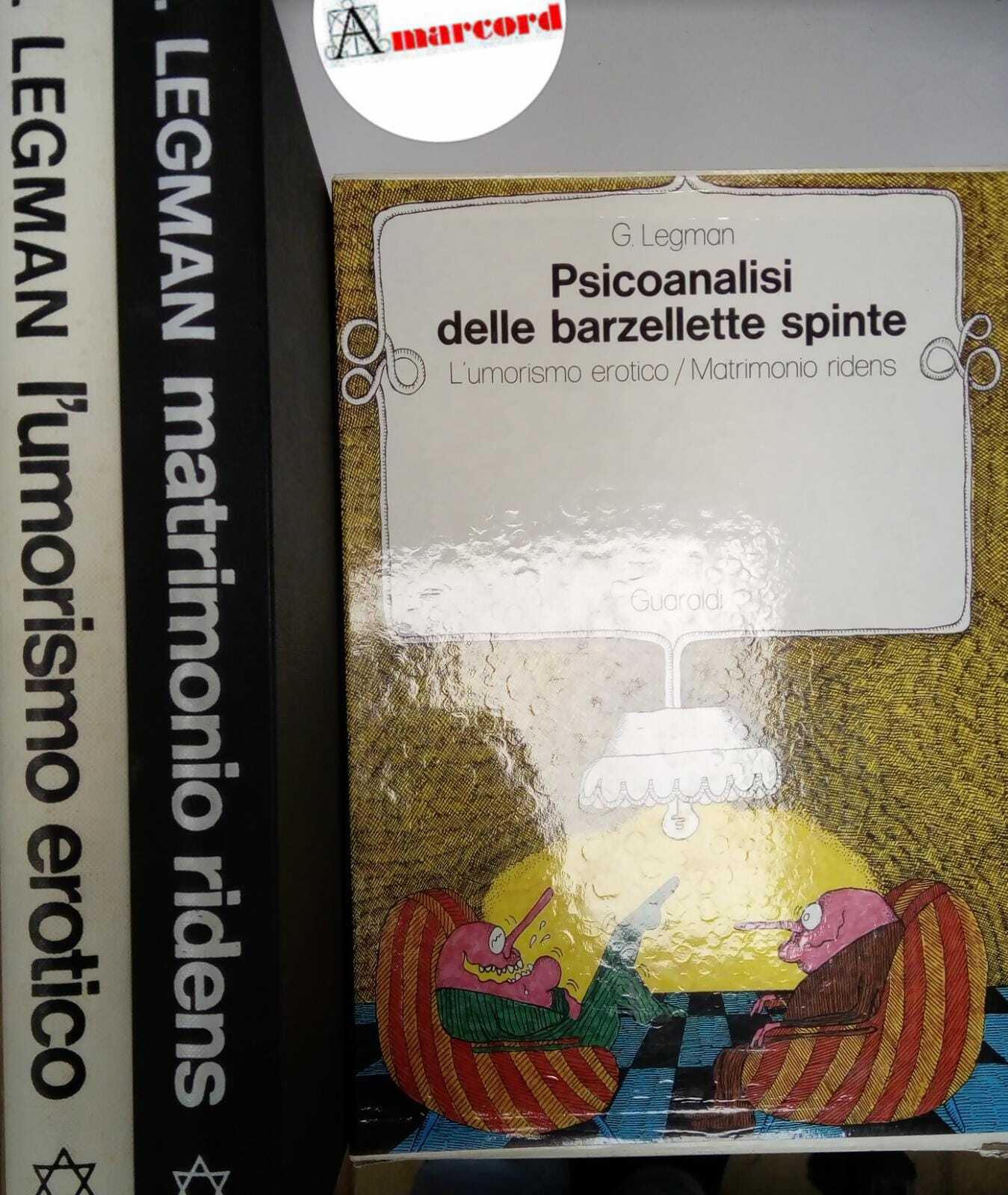 Legman G., Psicoanalisi delle barzellette spinte (2 volumi in cofanetto), …