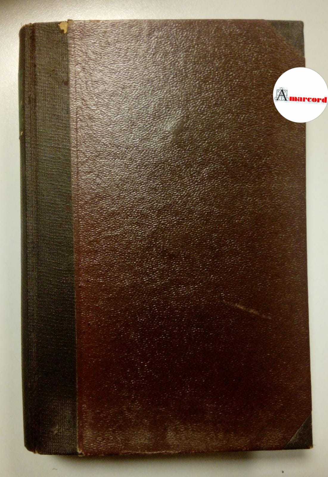 Leopardi Giacomo, Opere (Volume I), Rizzoli, 1937.