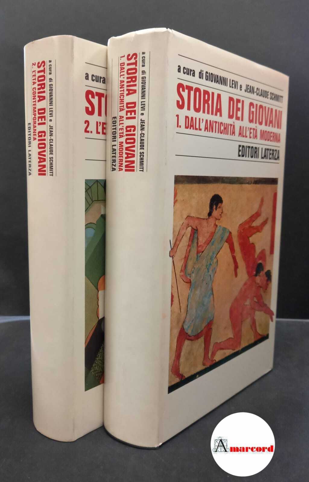 Levi, Giovanni. , Schmitt, Jean-Claude. Storia dei giovani 2 voll. …