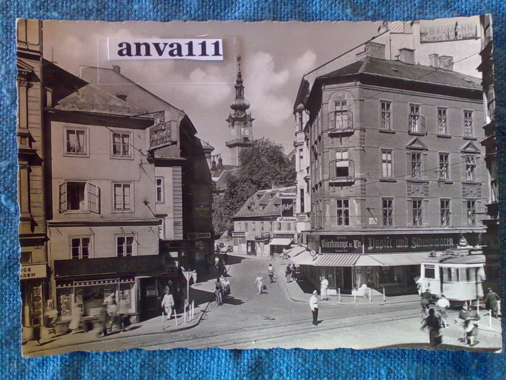 LINZ an der Donau / Taubenmarkt - 1953