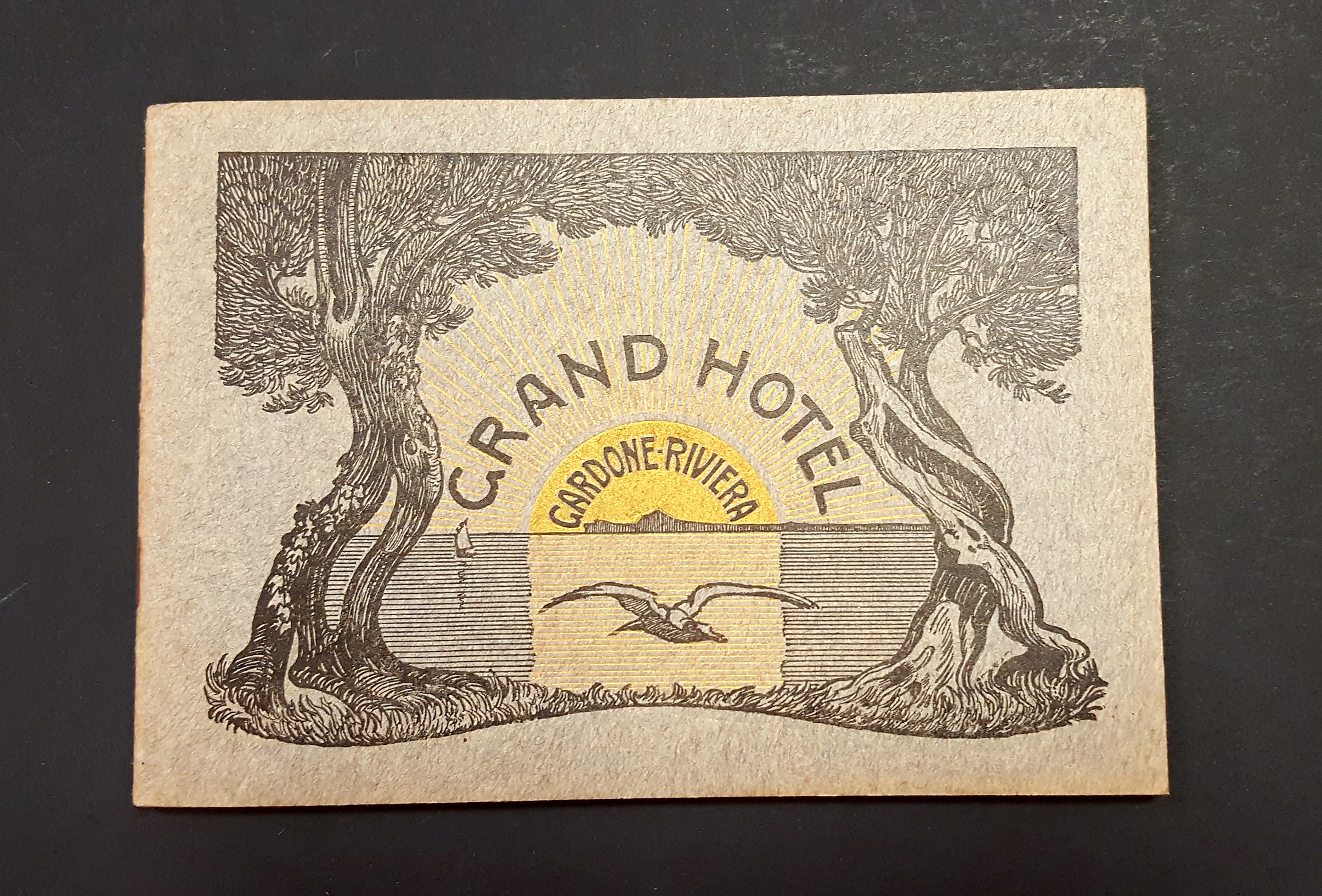 Luezelschwab C. Grand Hotel Gardone-Riviera. Am Gardasee. A. Trub &amp; …