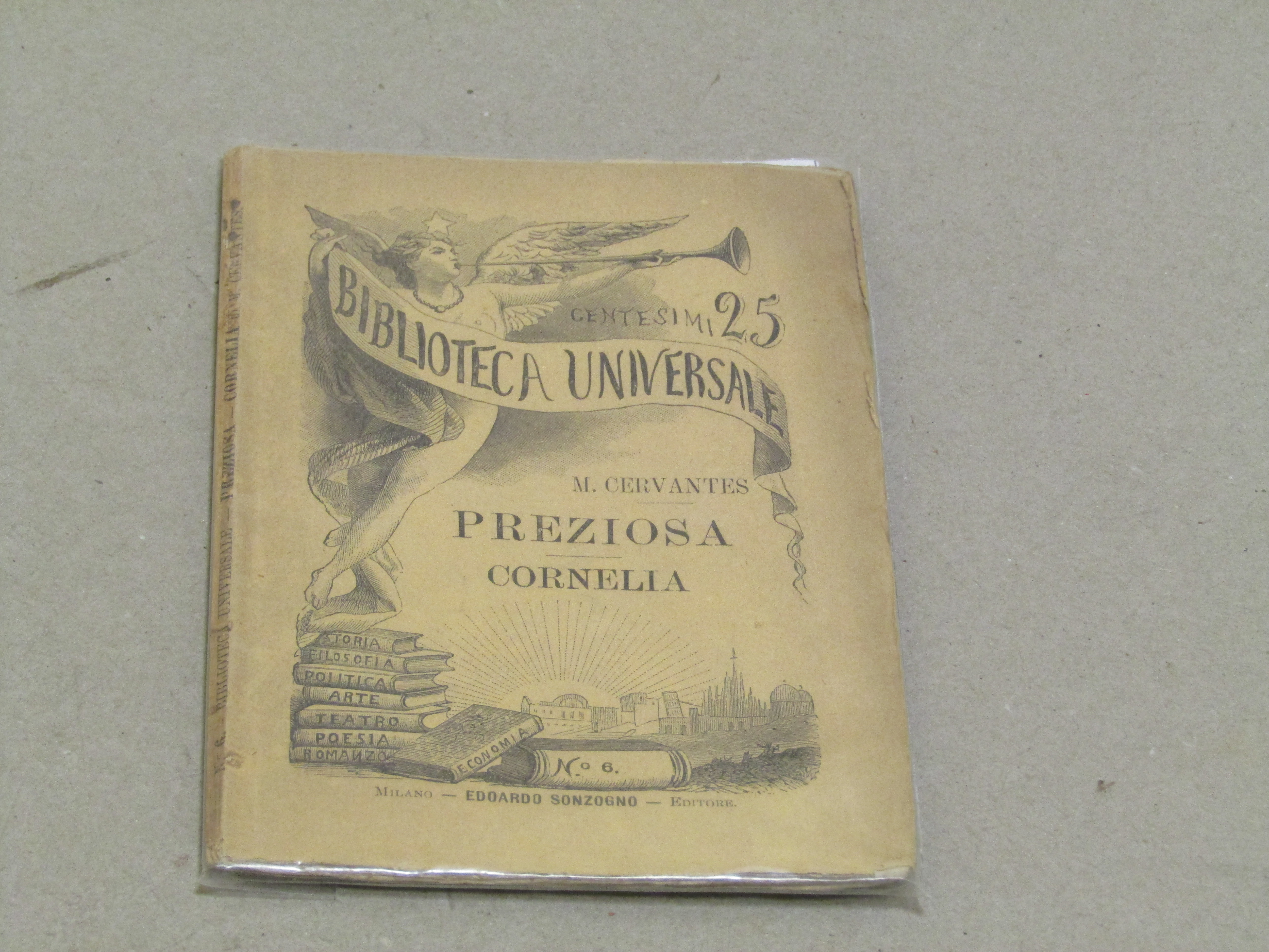 M. Cervantes. Preziosa e Cornelia