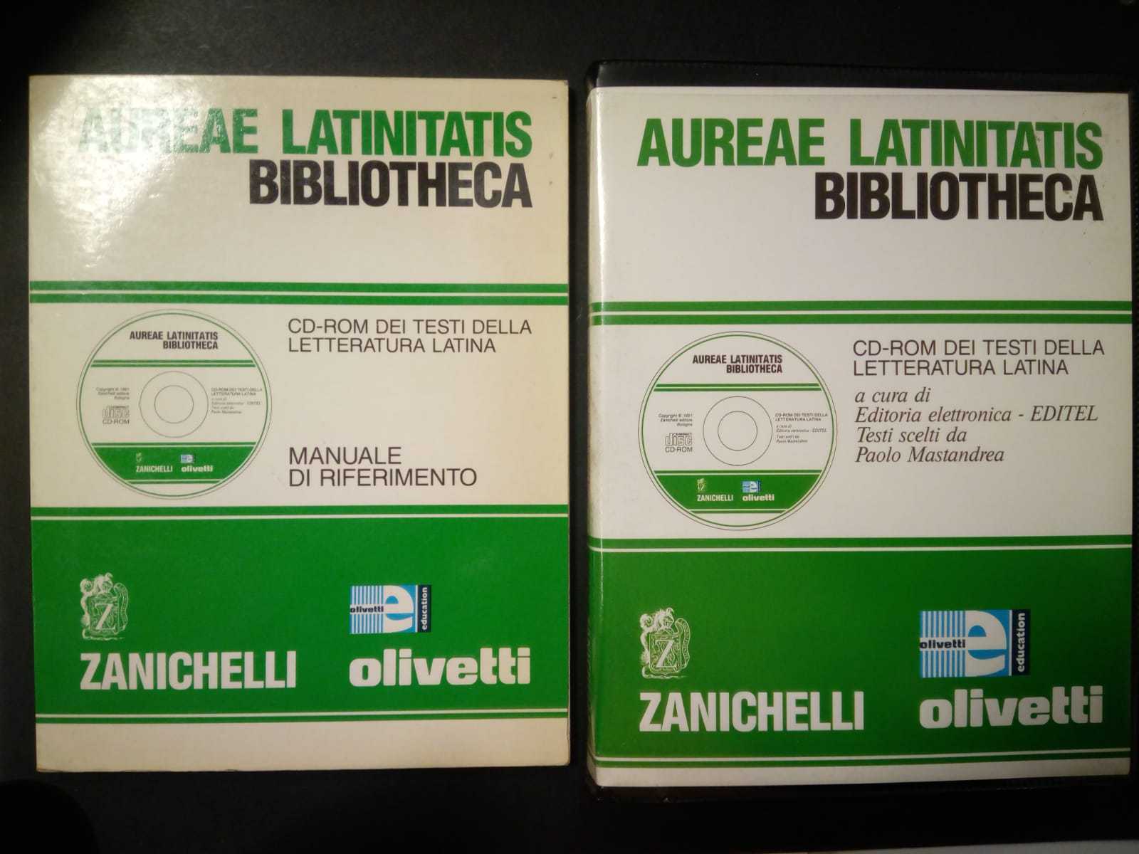 Mastandrea Paolo. Aurea latinitatis bibliotheca. Cd-rom dei testi della letteratura …