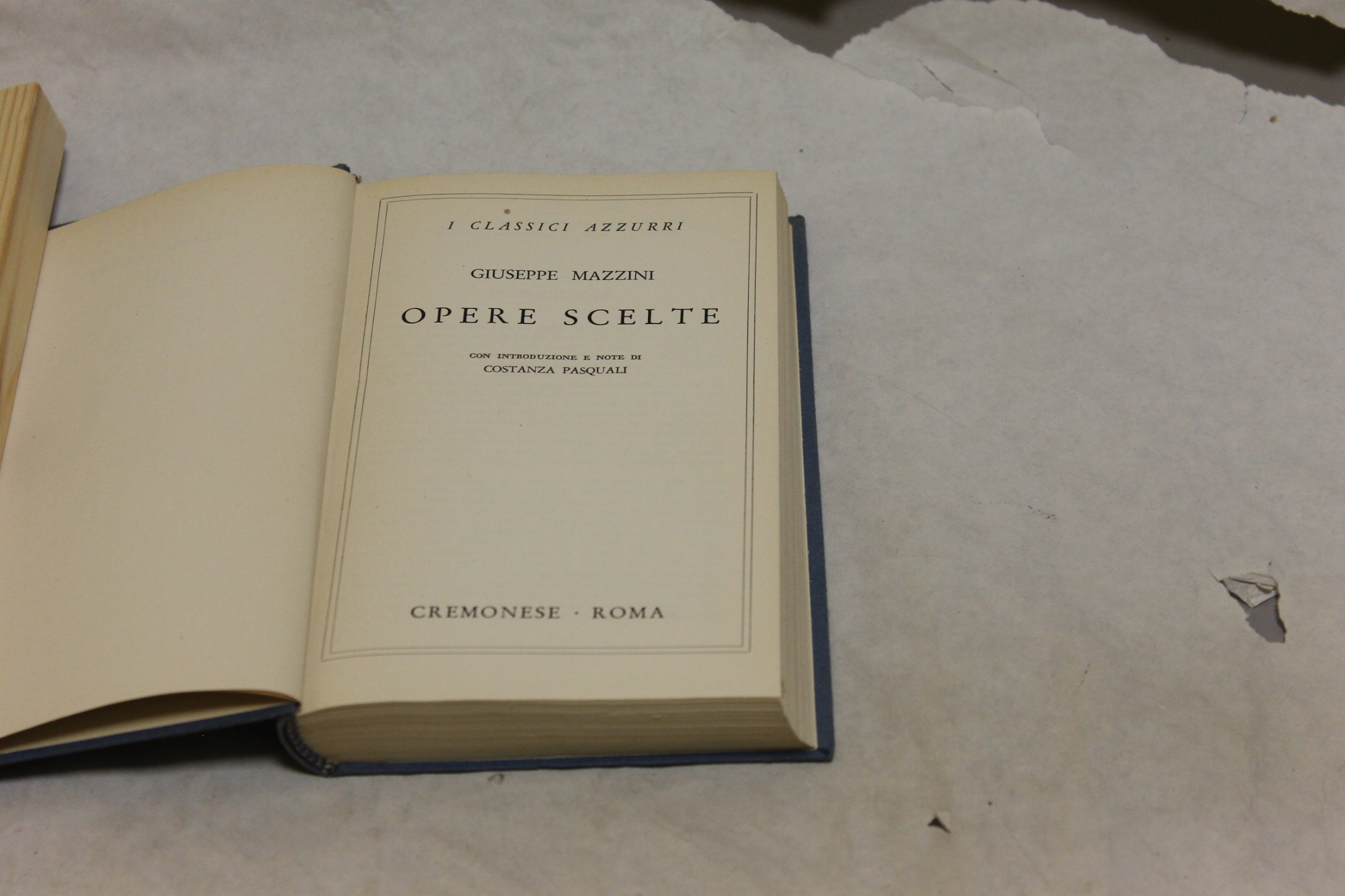 MAZZINI - OPERE SCELTE