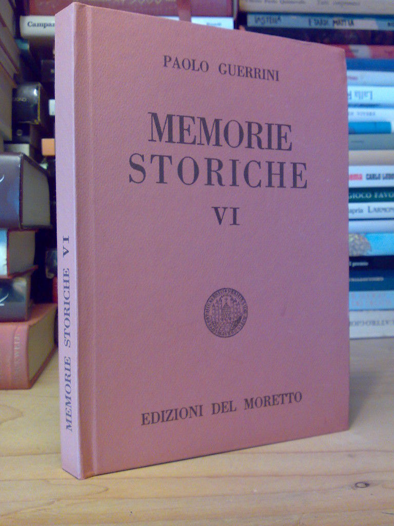 MEMORIE STORICHE della DIOCESI di BRESCIA VI