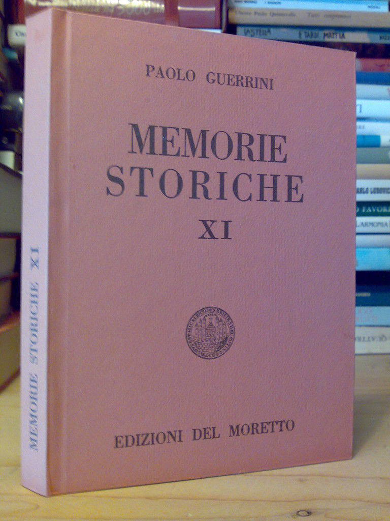 MEMORIE STORICHE della DIOCESI di BRESCIA XI