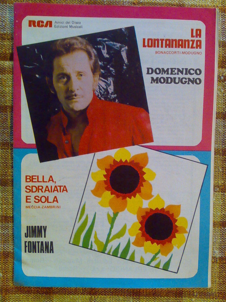 MODUNGNO - LA LONTANANZA /// JIMMY FONTANA - BELLA SDRAIATA …