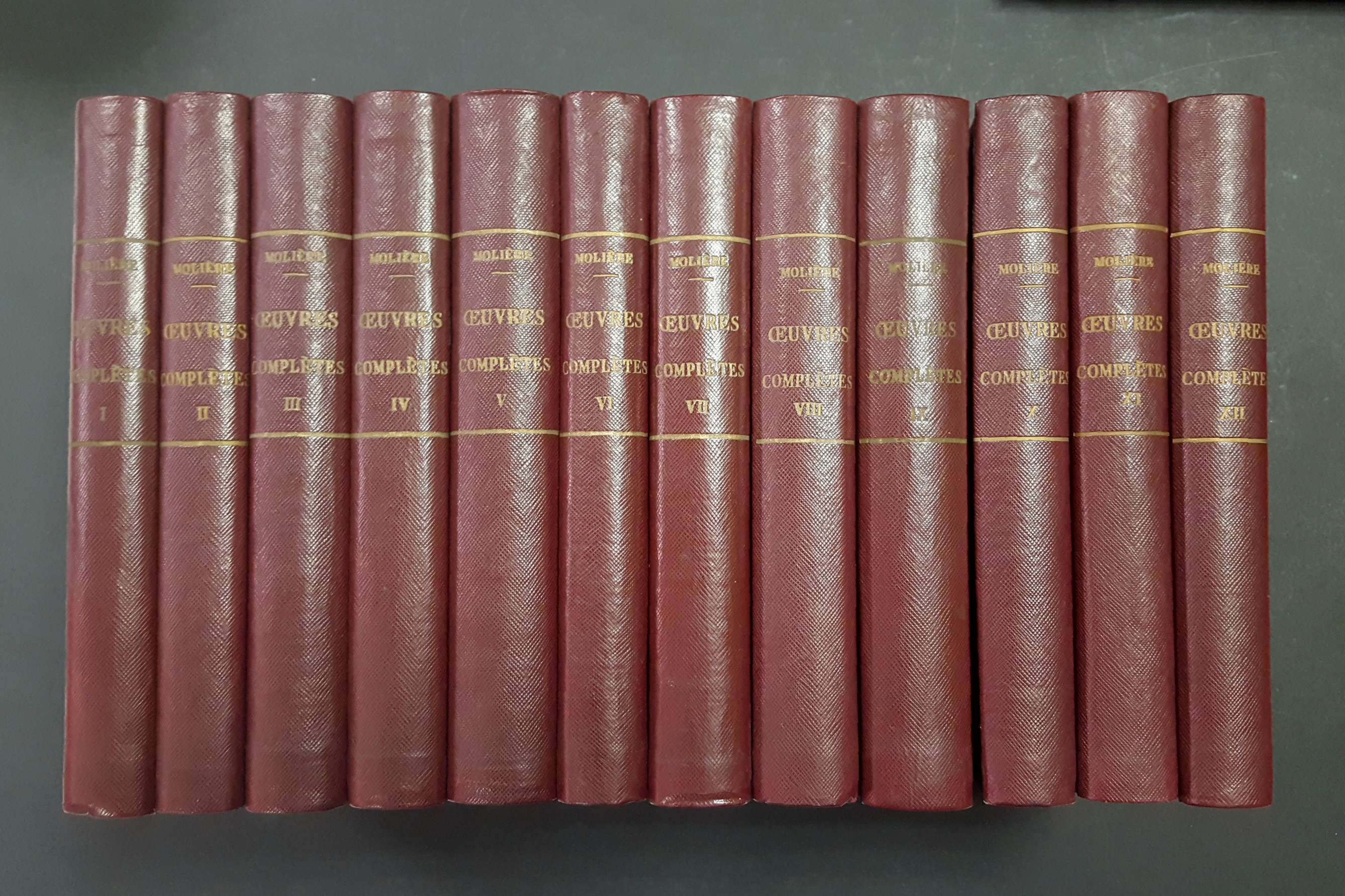 Molière. Oeuvres complètes. Editions Arc-En-Ciel. 1953-1955. 12 voll.