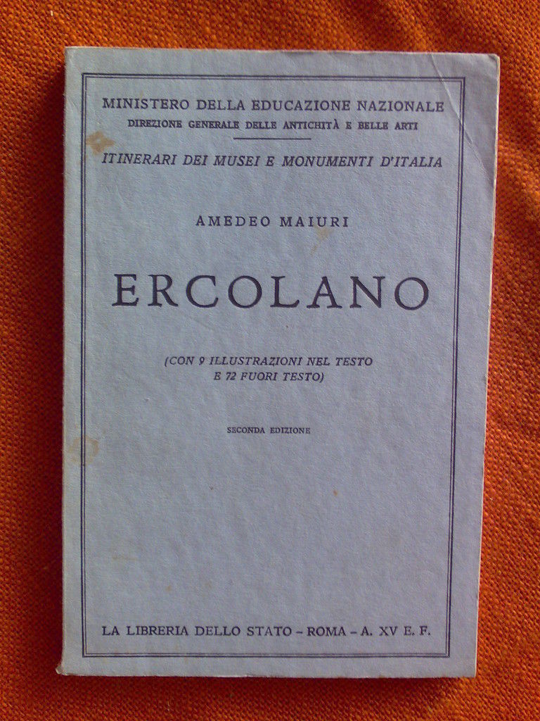 Musei e Monumenti d' Italia - ERCOLANO - 1937