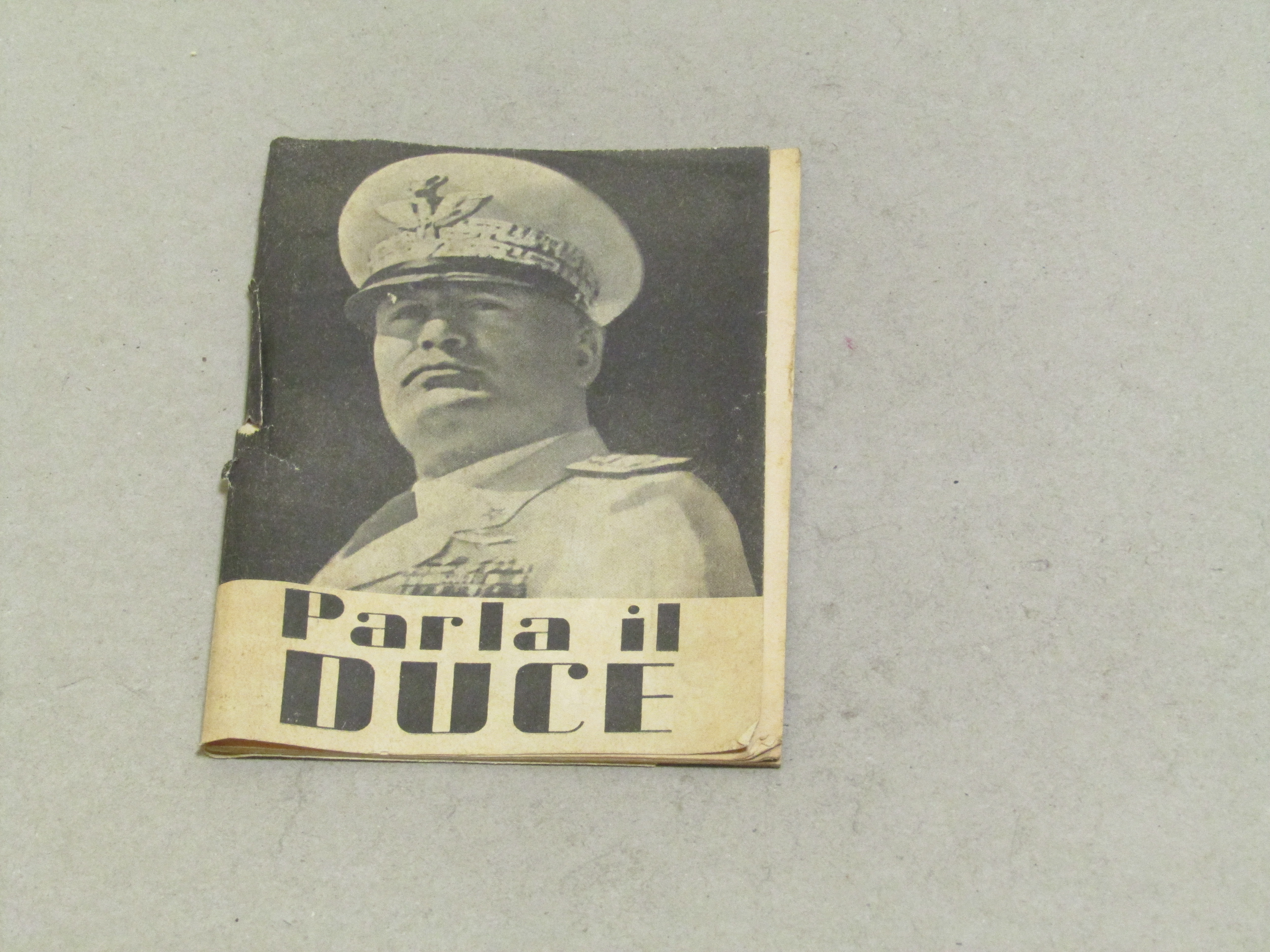 N. D. Parla il Duce