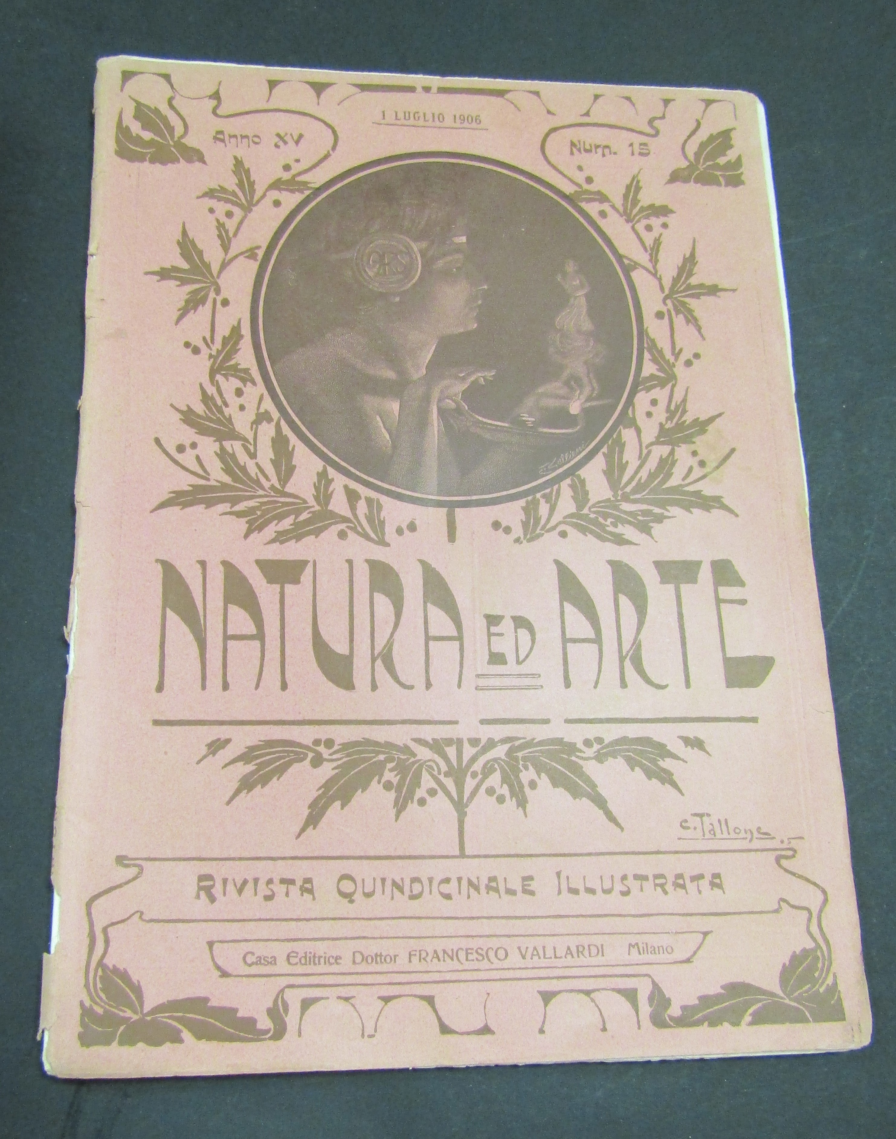 Natura ed arte. Rivista quindicinale illustrata. Anno XV. Num. 15. …