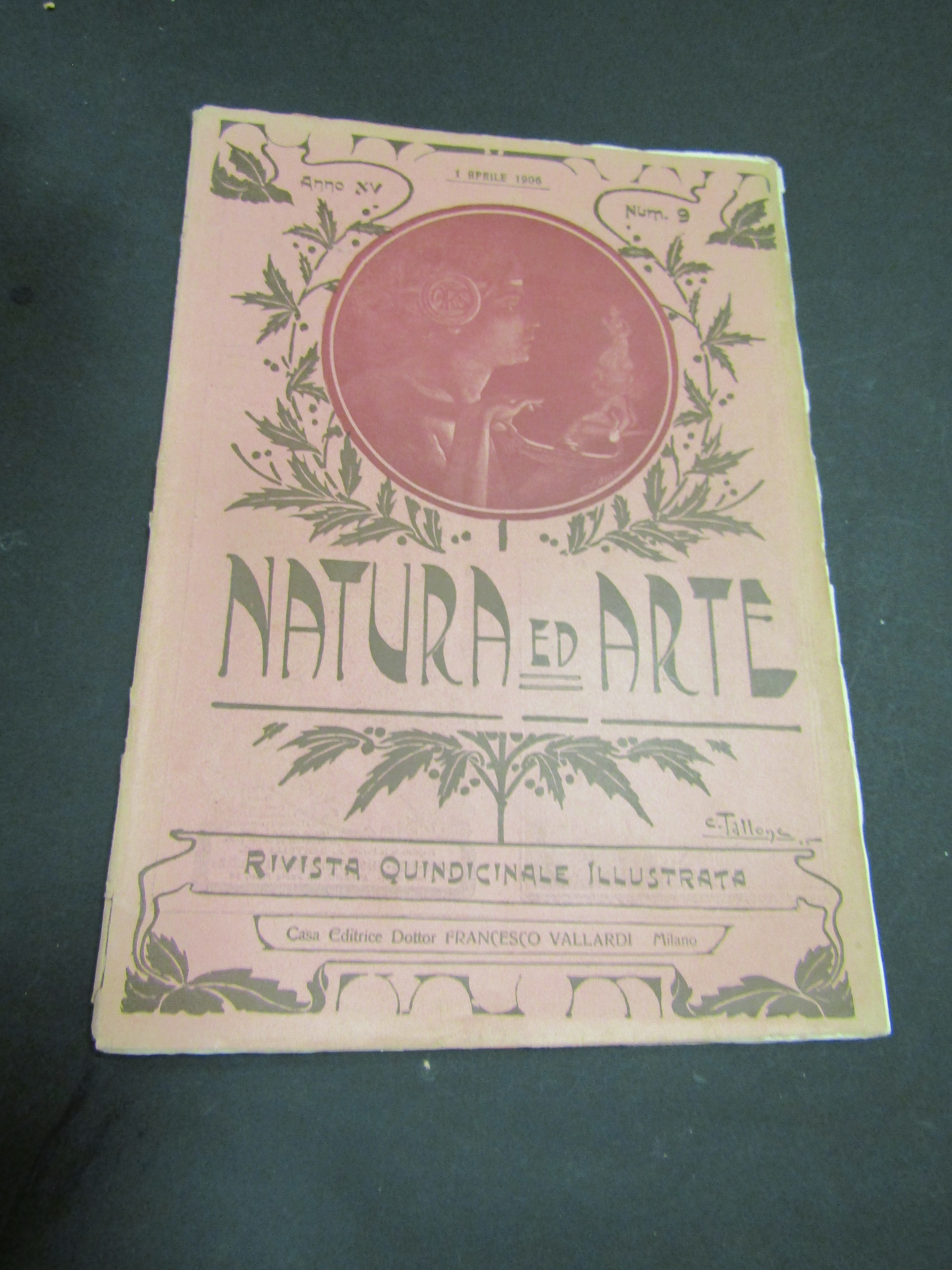 Natura ed arte. Rivista quindicinale illustrata. Anno XV. Num. 9. …