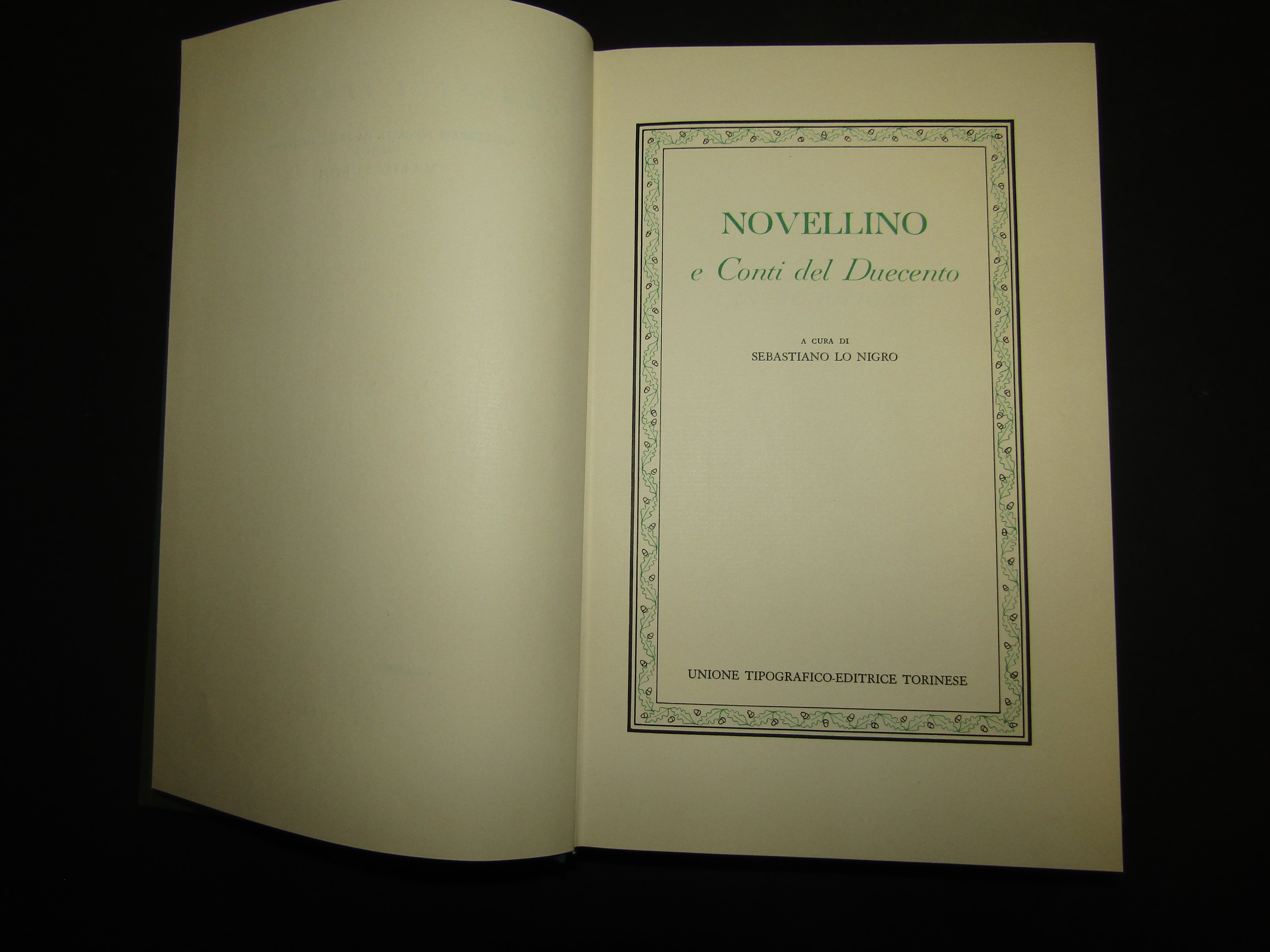 Novellino e Conti del Duecento. a cura di Lo Nigro …