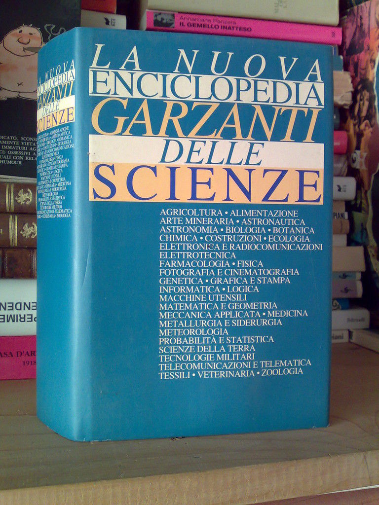 NUOVA ENCICLOPEDIA GARZANTI DELLE SCIENZE - 1988