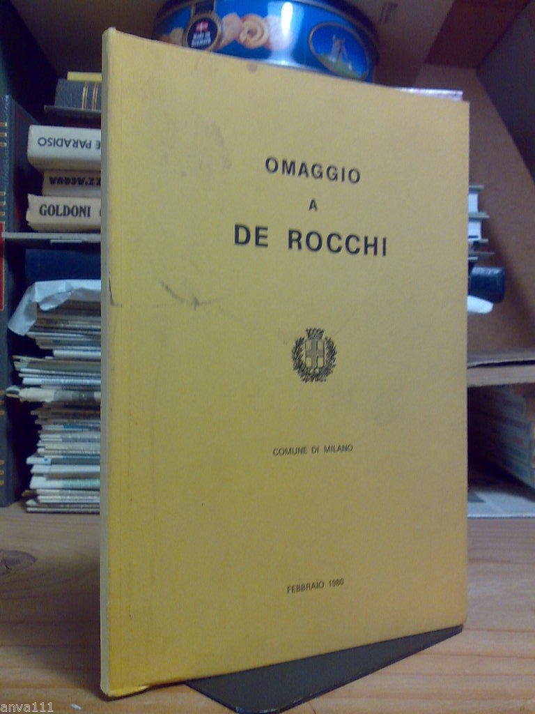 OMAGGIO A DE ROCCHI - febbraio 1980 / Milano
