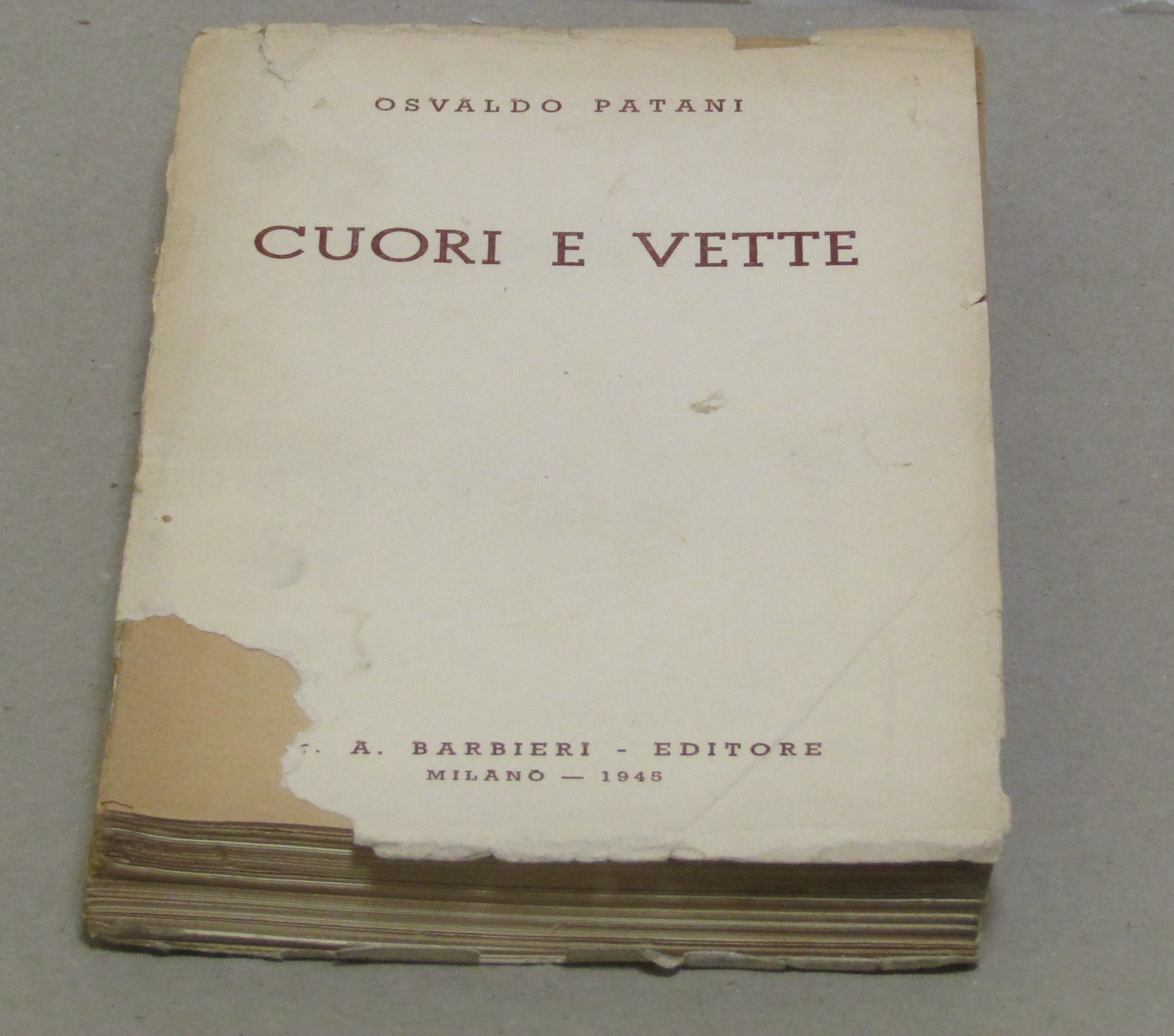 Osvaldo Patani. Cuori e vette.