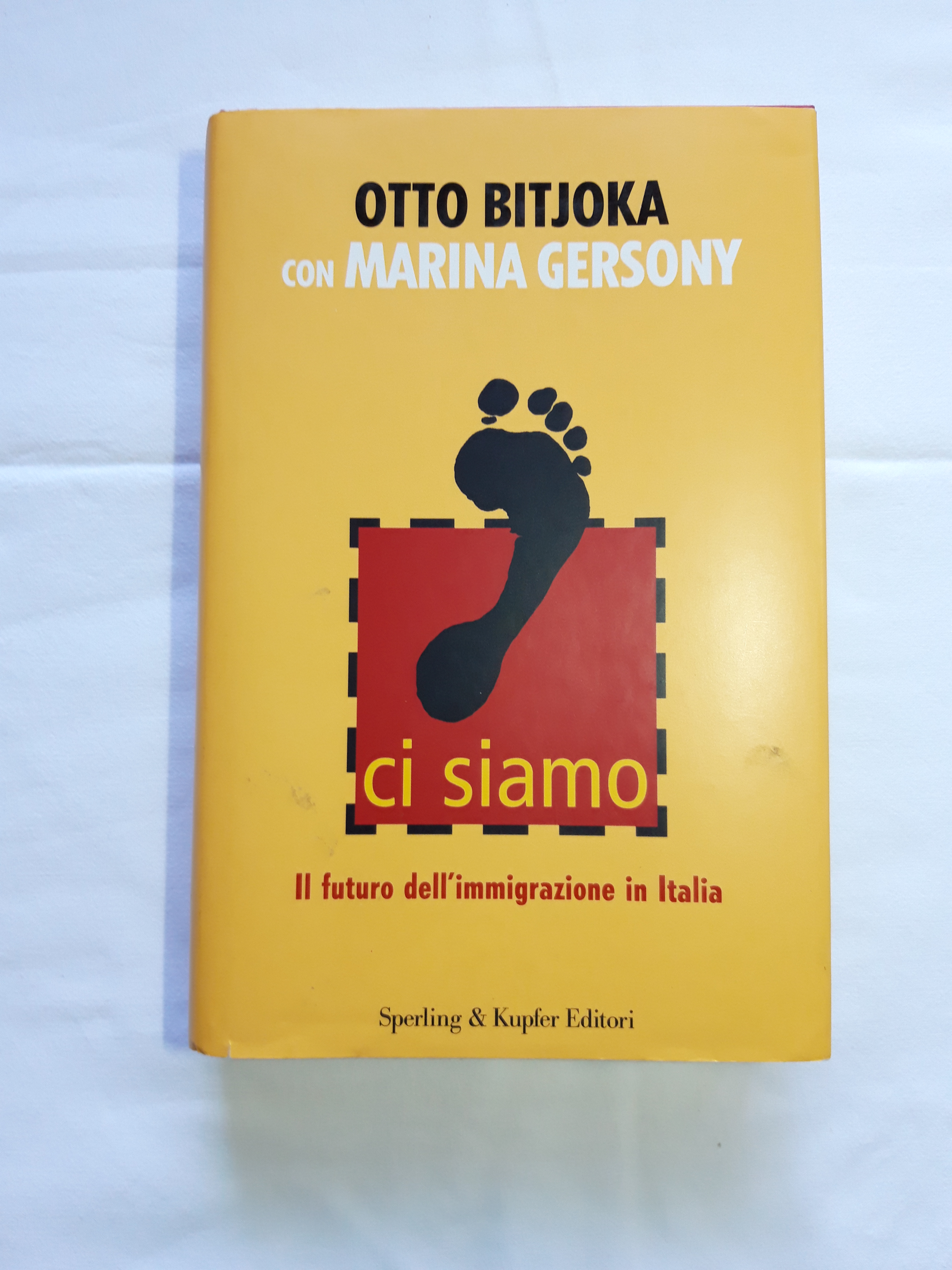Otto Bitjoka e Marina Gersony. Ci siamo