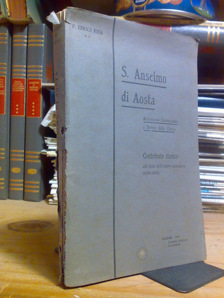 P. Enrico Rosa - S. ANSELMO DI AOSTA ? 1909