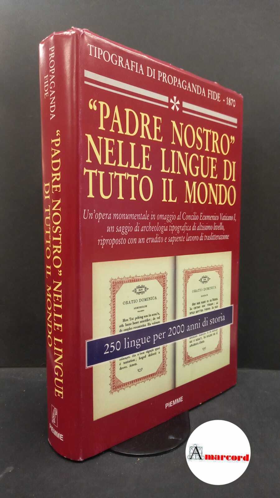 Padre Nostro nelle lingue di tutto il mondo Casale Monferrato …